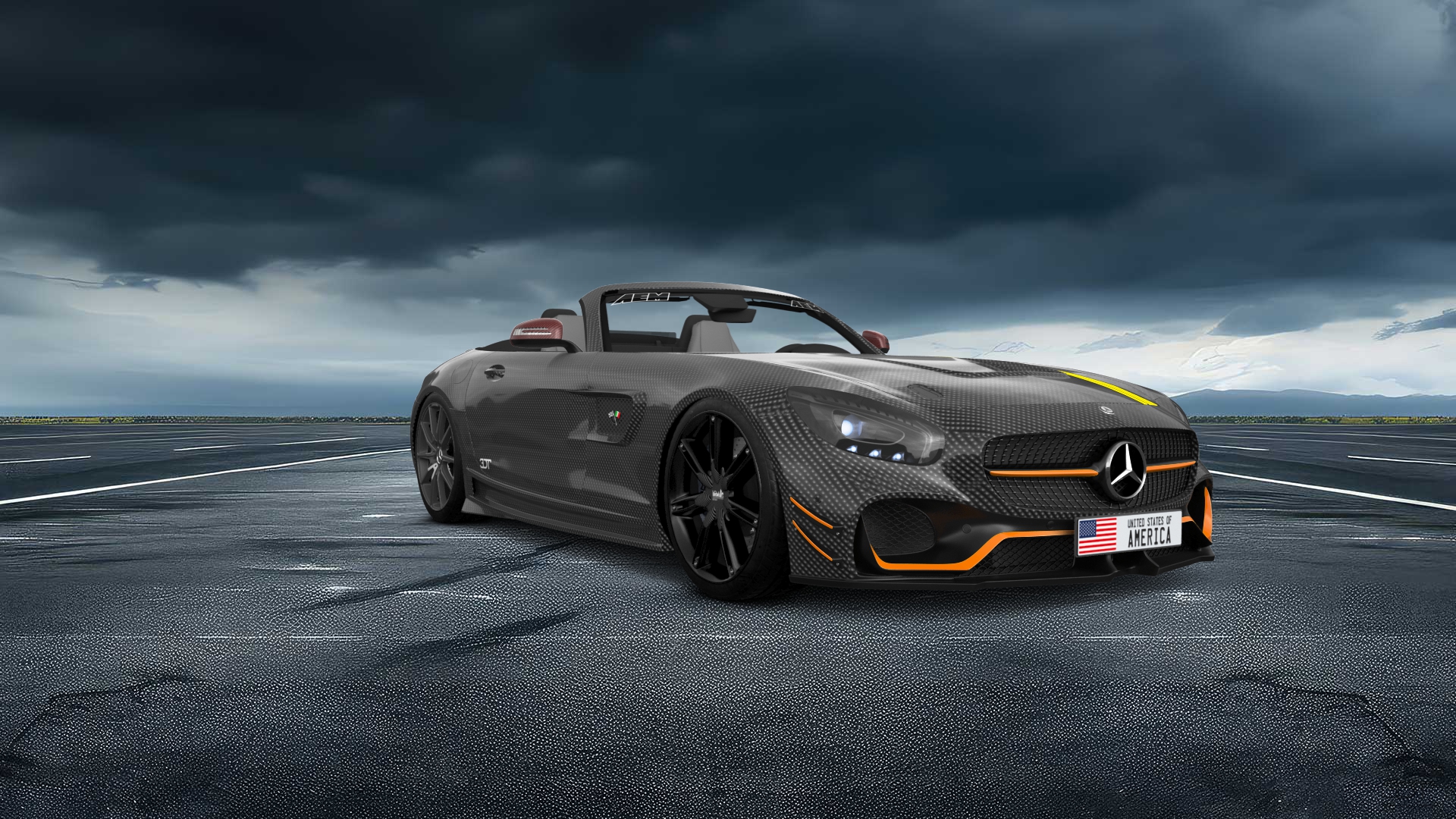 Mercedes AMG GT 2 Door Convertible 2016 tuning