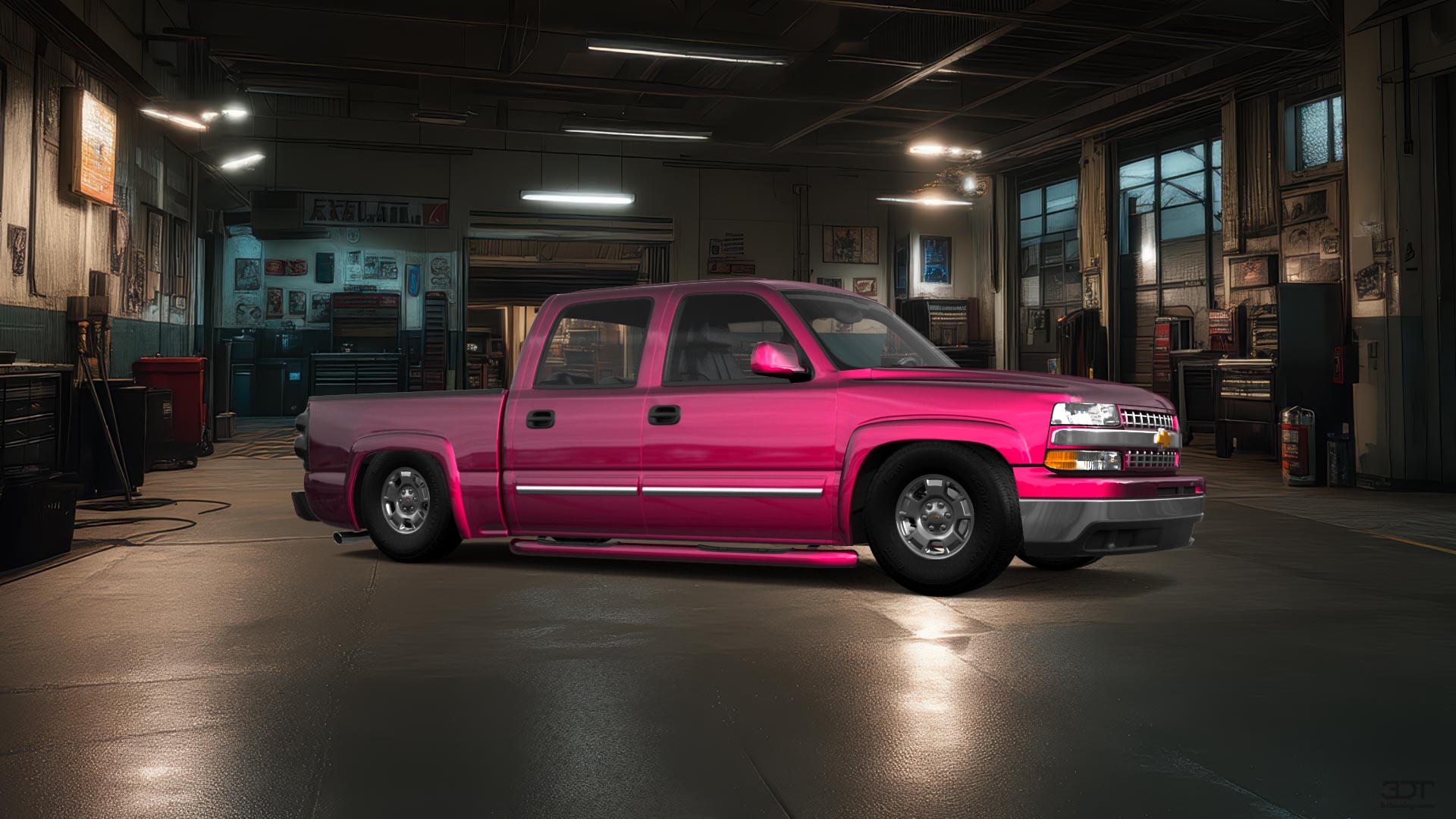 Chevrolet Silverado 1500 Crew Cab 5.8 ft box 4 Door Truck 1999 tuning