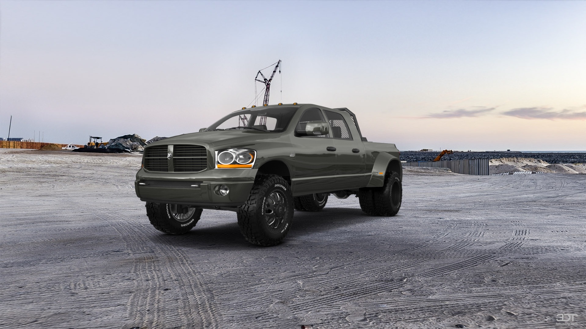 Dodge Ram 3500 Dually 4 Door pickup truck 2007