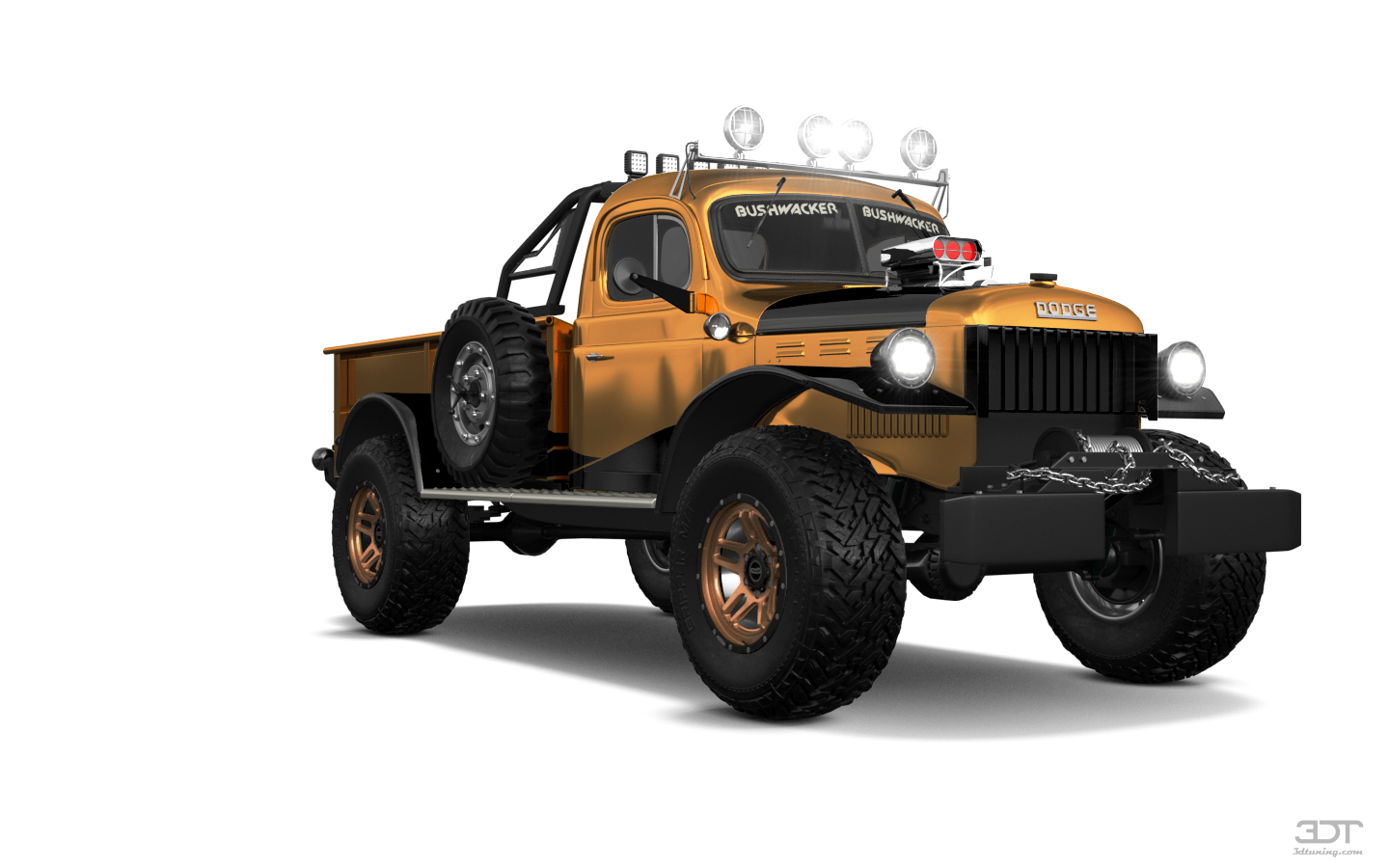 Tuning Dodge Power Wagon 2 Door pickup truck 1947