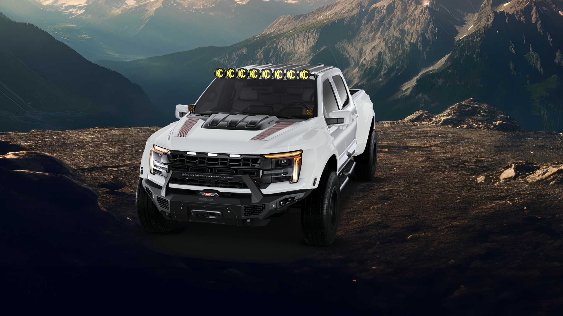 Ford F-150 Raptor 4 Door pickup truck 2024 tuning