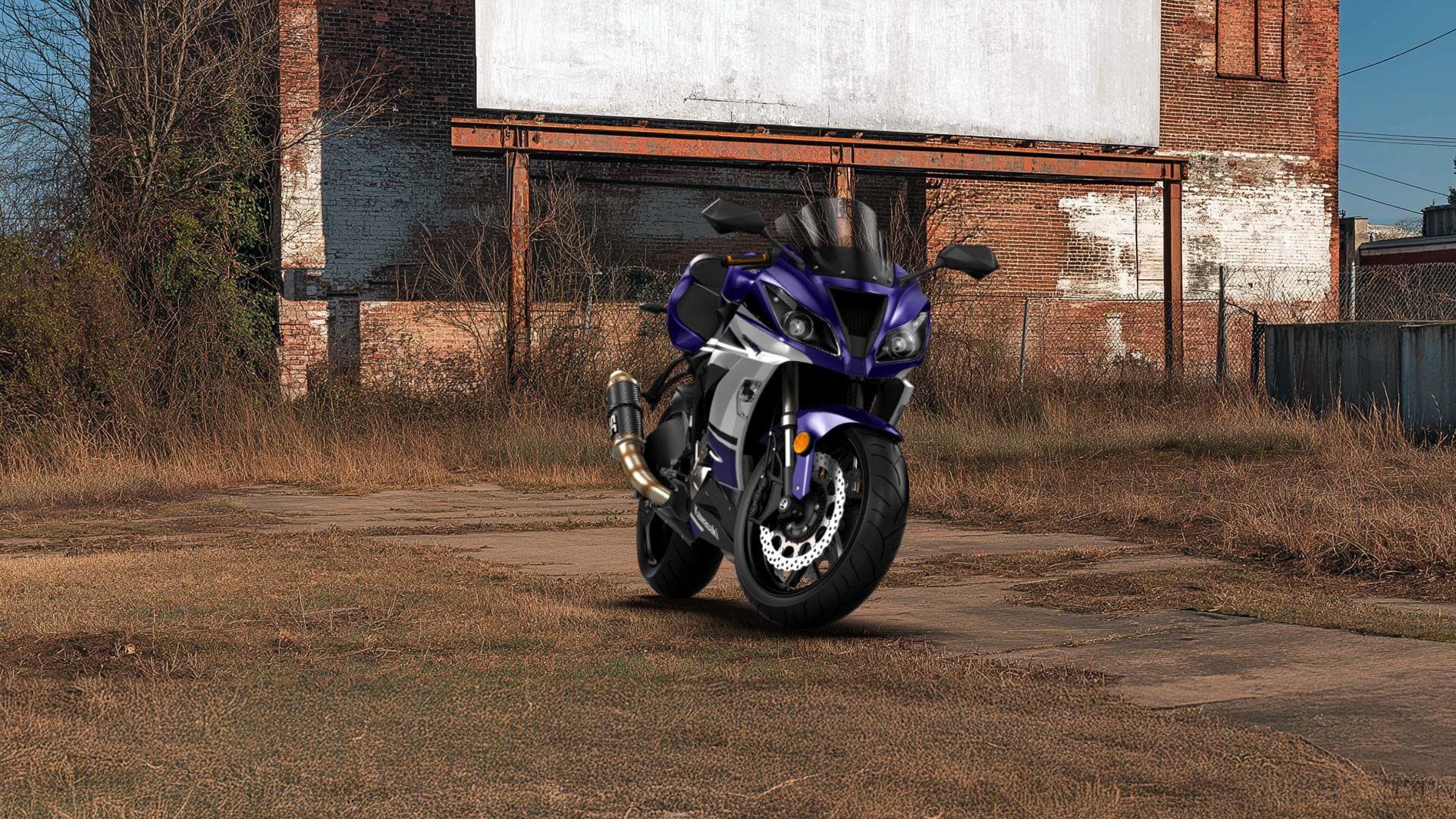 Kawasaki Ninja ZX 6R Sport Bike 2015 tuning
