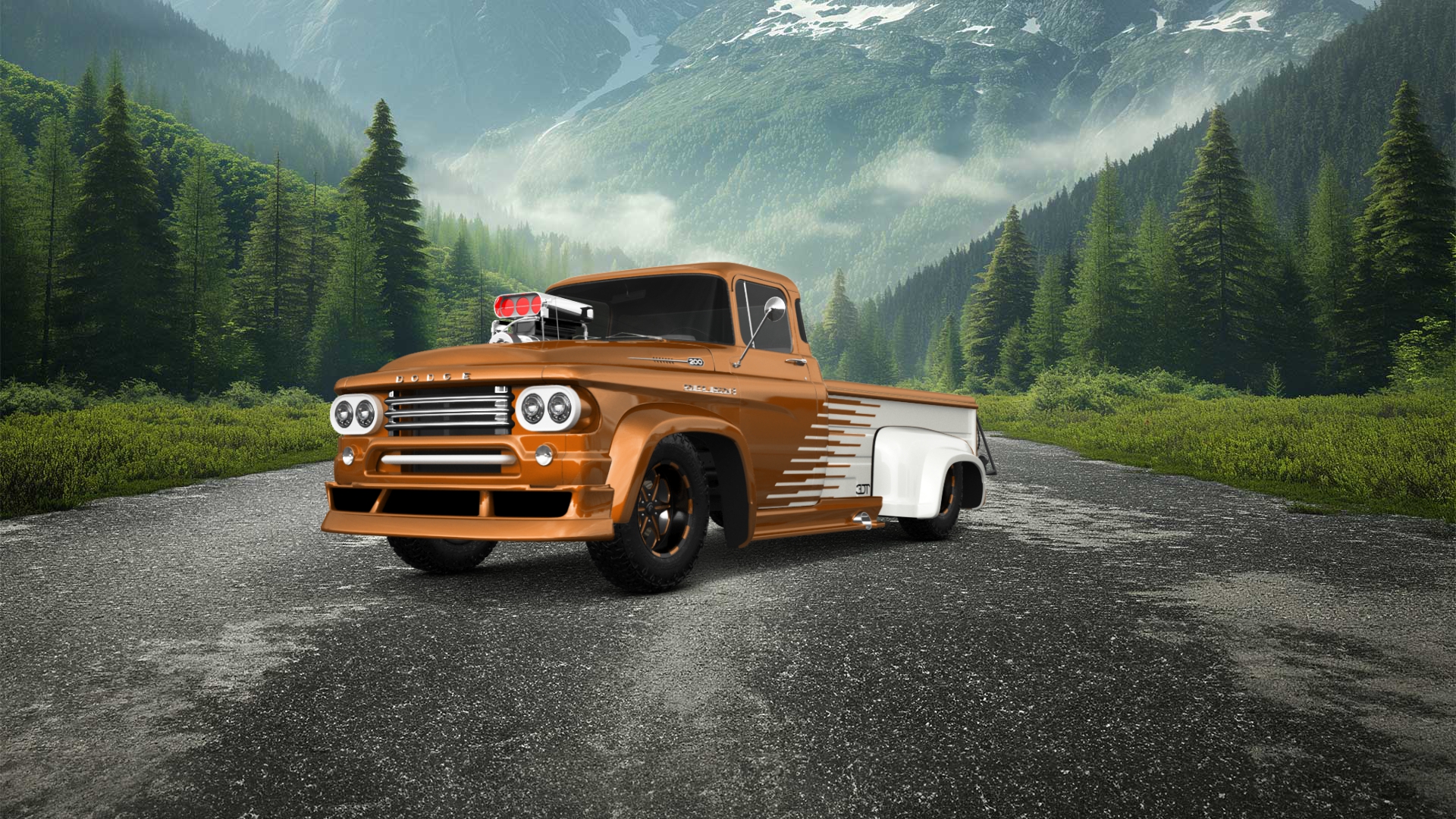 Dodge Power Wagon W300 2 Door pickup truck 1958 Images