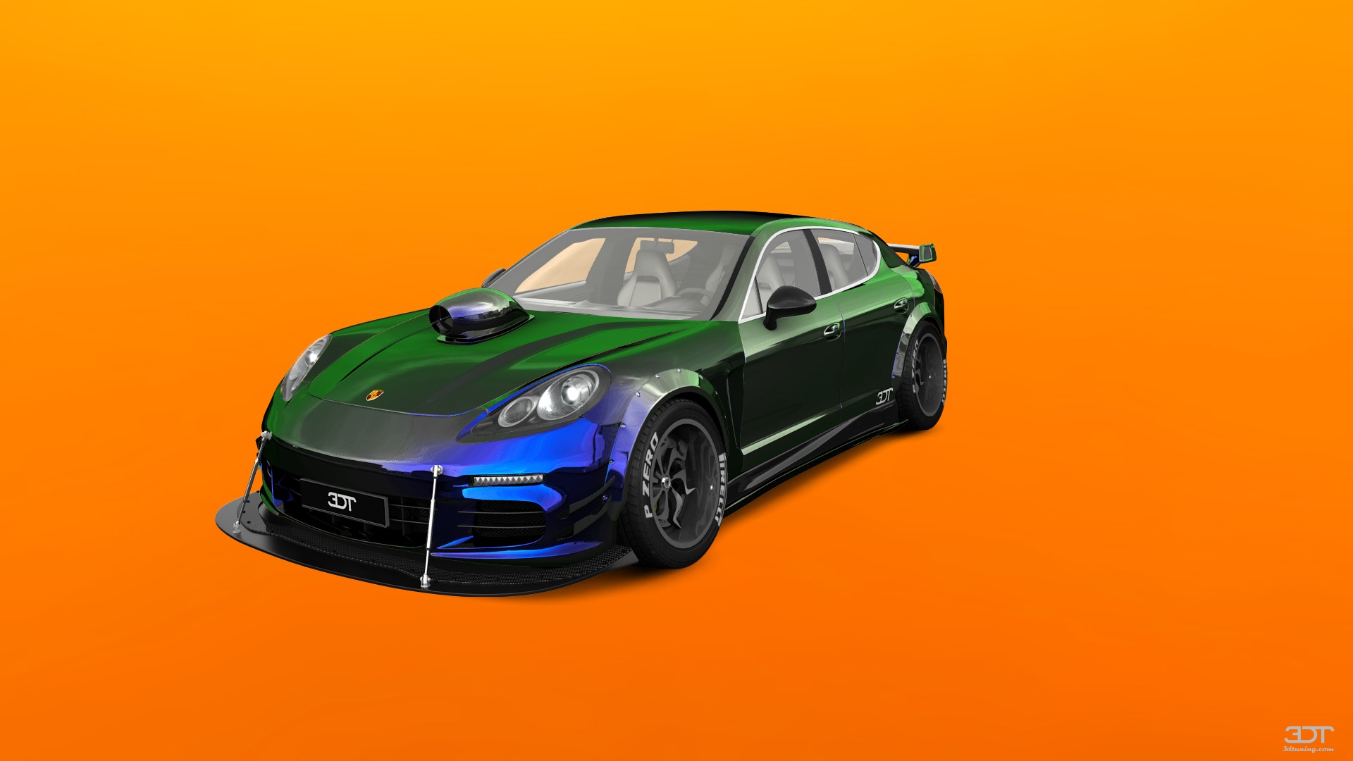 Porsche Panamera 4 door fastback saloon 2011