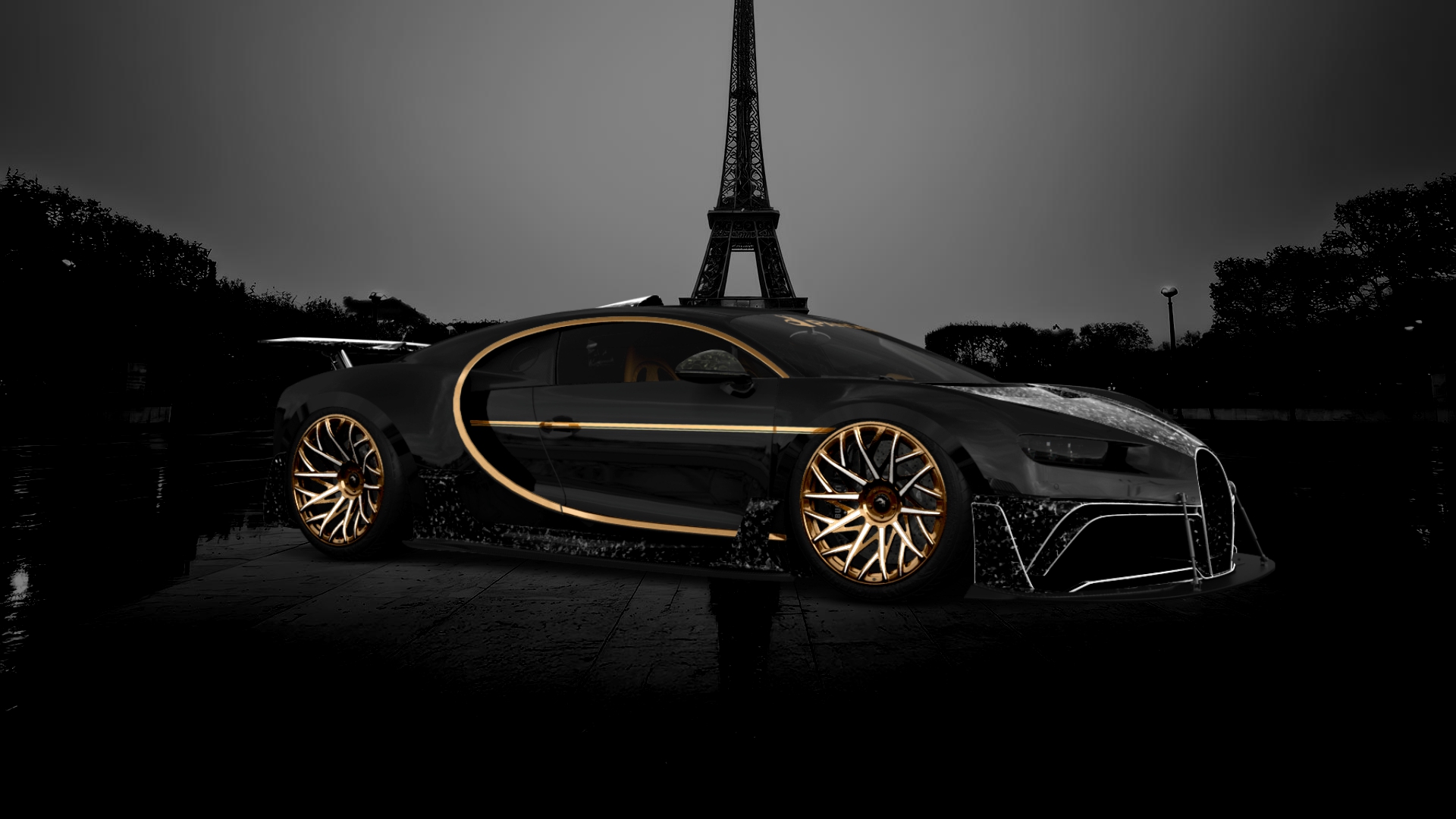 Bugatti Chiron 2 Door Coupe 2016 tuning
