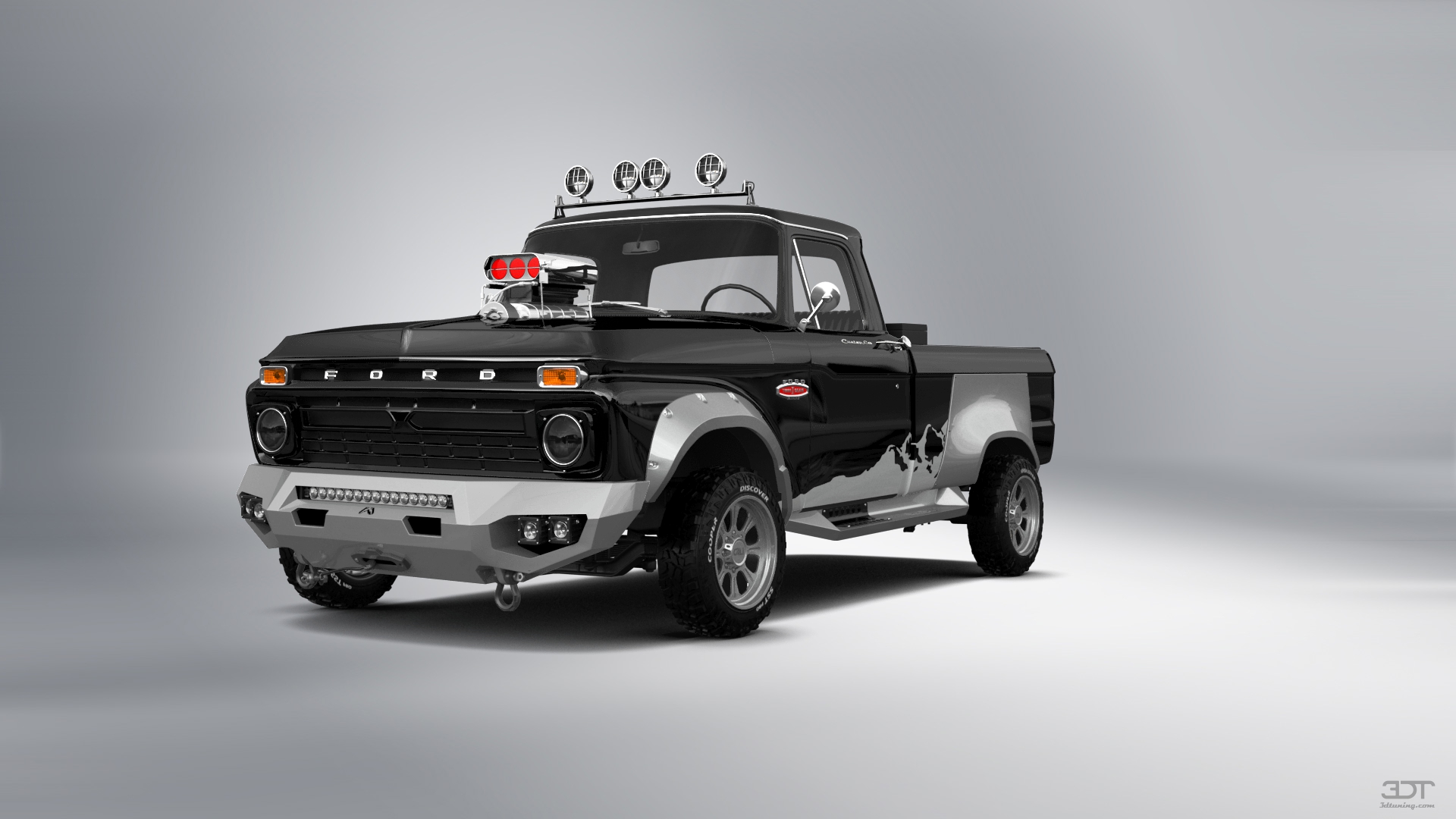 Ford F-100 Custom Cab 2 Door pickup truck 1966