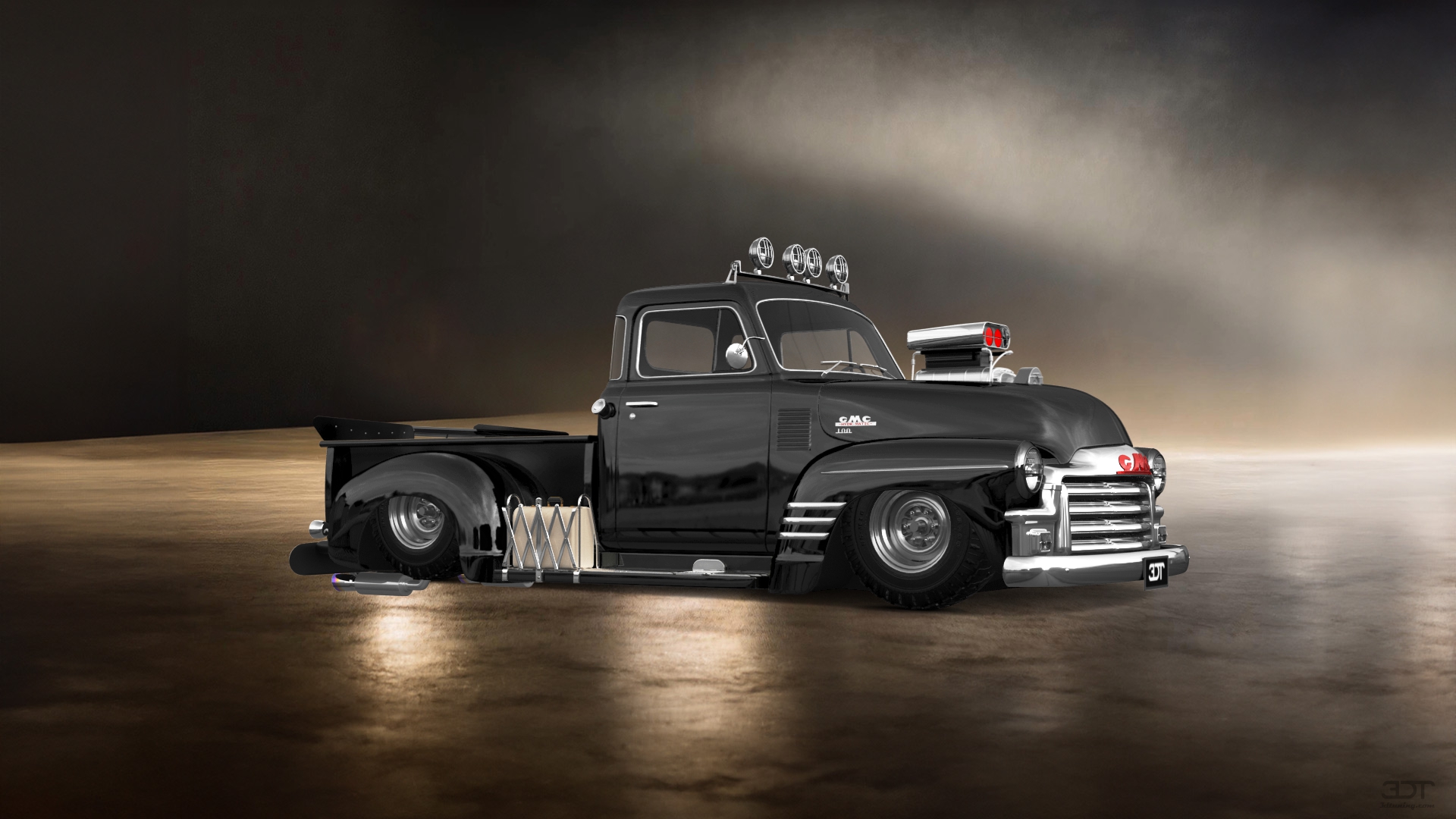 GMC 100 Stepside 2 Door pickup truck 1954 tuning