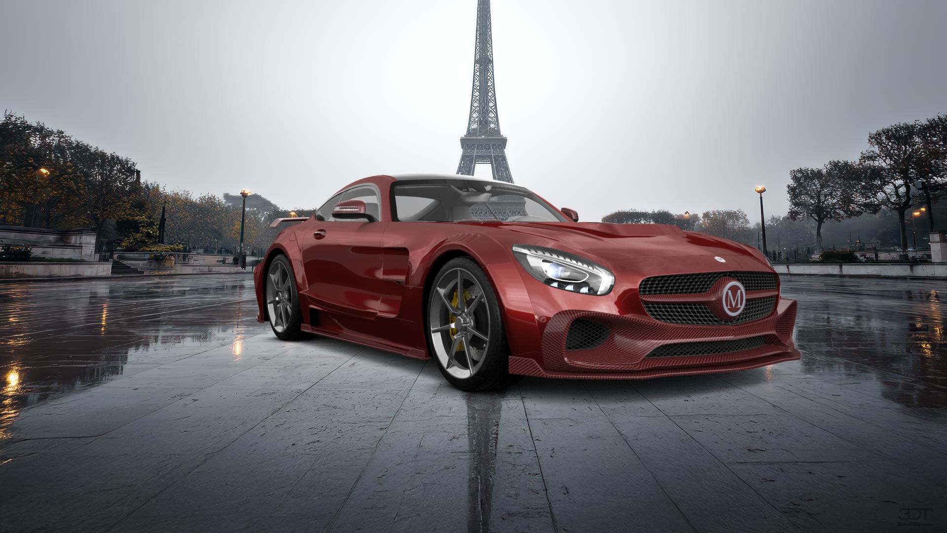 Mercedes AMG GT 2 door fastback coupe 2015