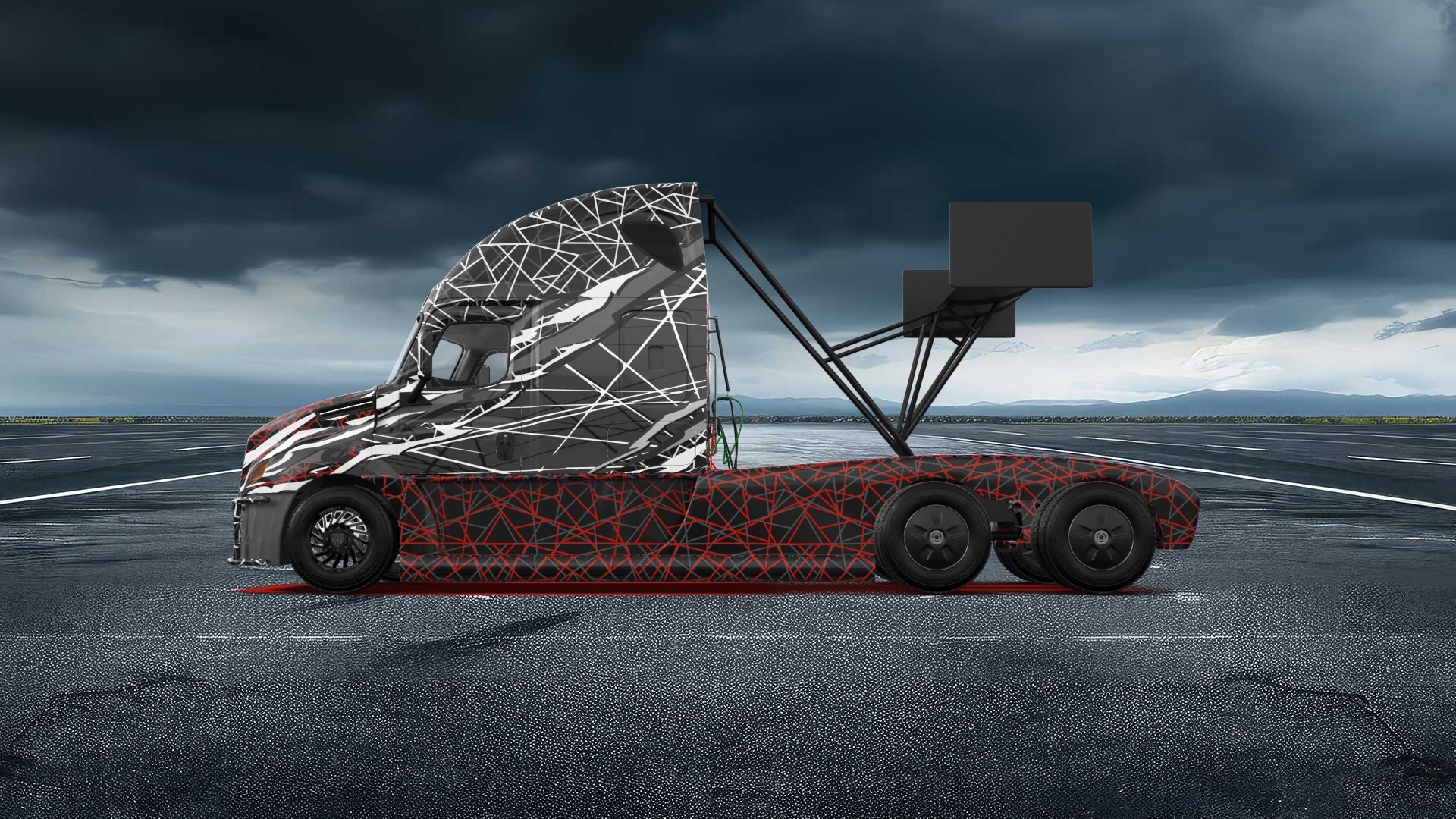 Freightliner Cascadia Sleeper Cab Truck 2018 tuning