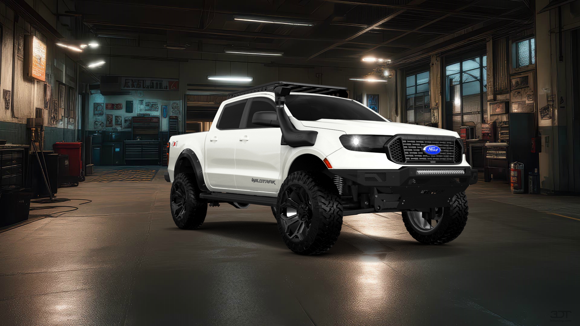 Ford Ranger 4 Door pickup truck 2019 tuning