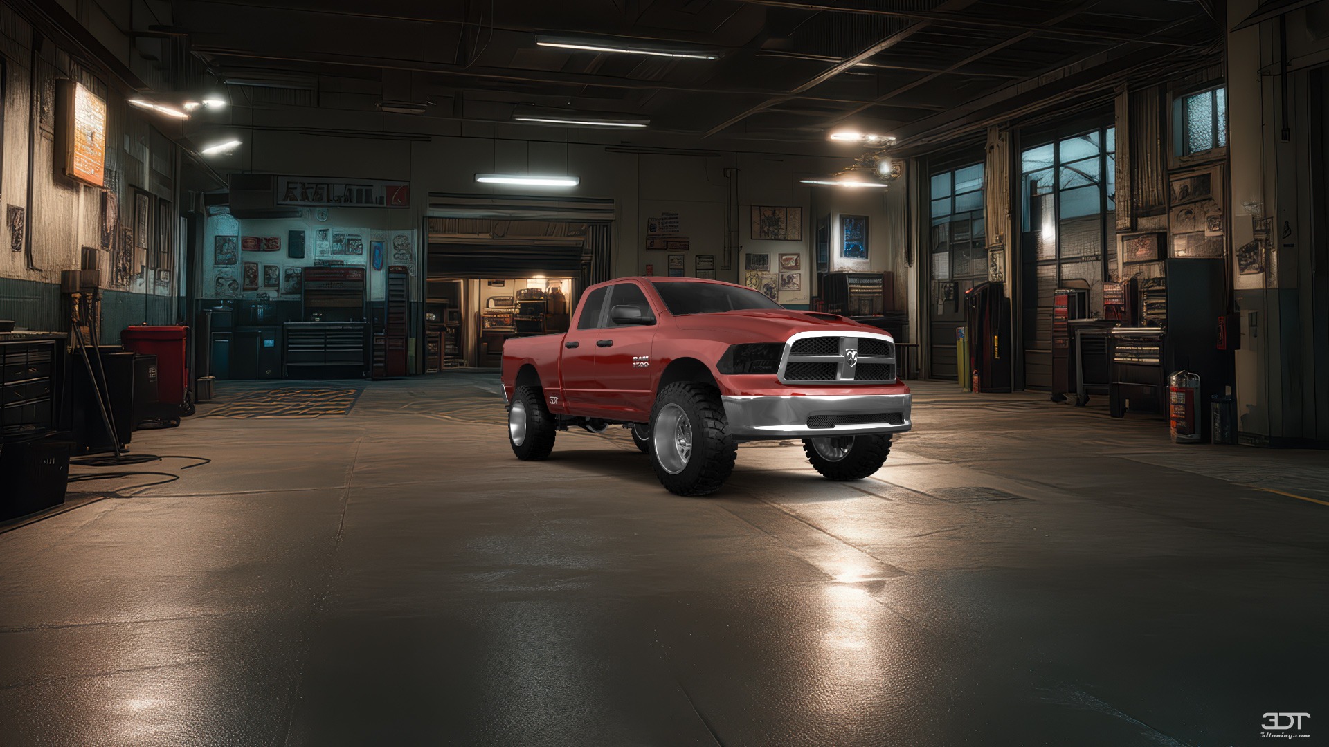 Dodge Ram 1500 6.4' box Extended Cab 4 Door pickup truck 2009 tuning