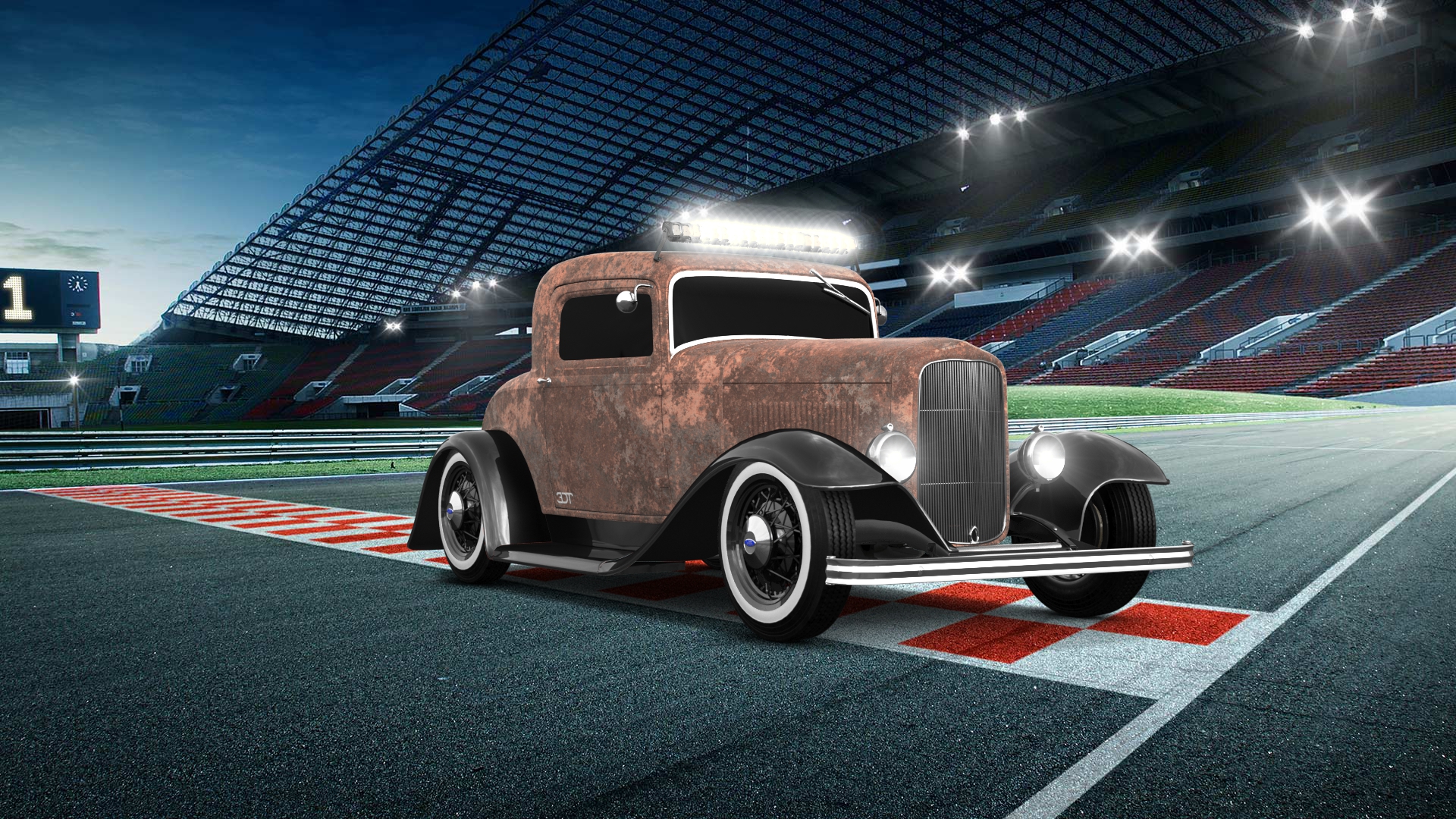 Ford Model B Deluxe 2 Door Coupe 1932 tuning