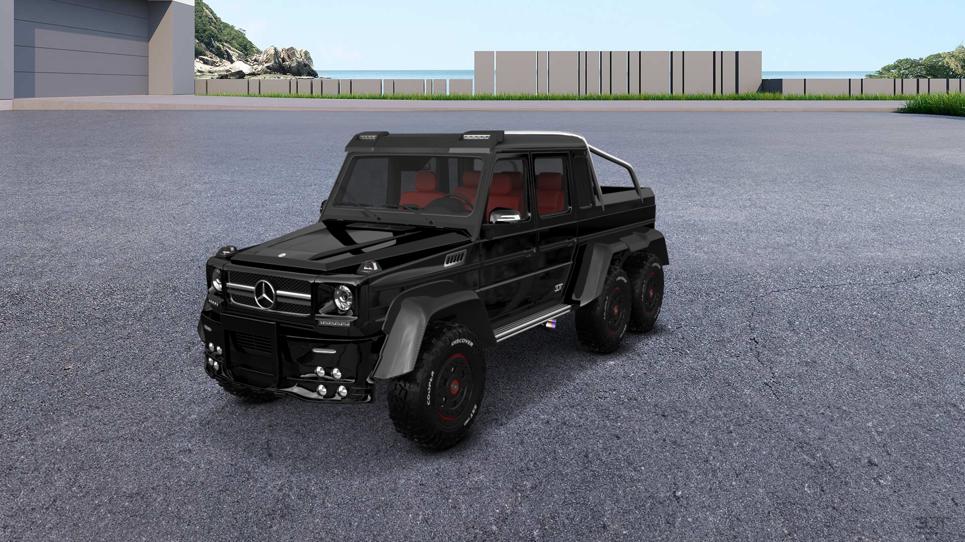 Mercedes G 63 AMG 6x6 4 Door pickup truck 2013 tuning