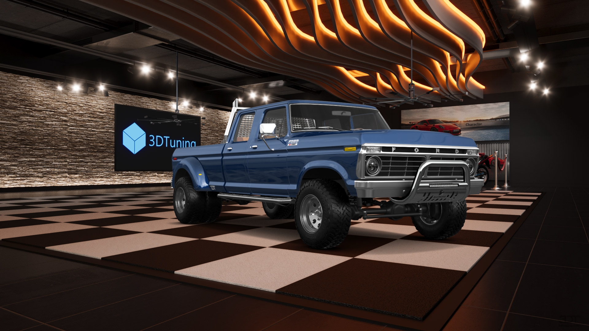 Ford F-350 Dually 4 Door pickup truck 1973