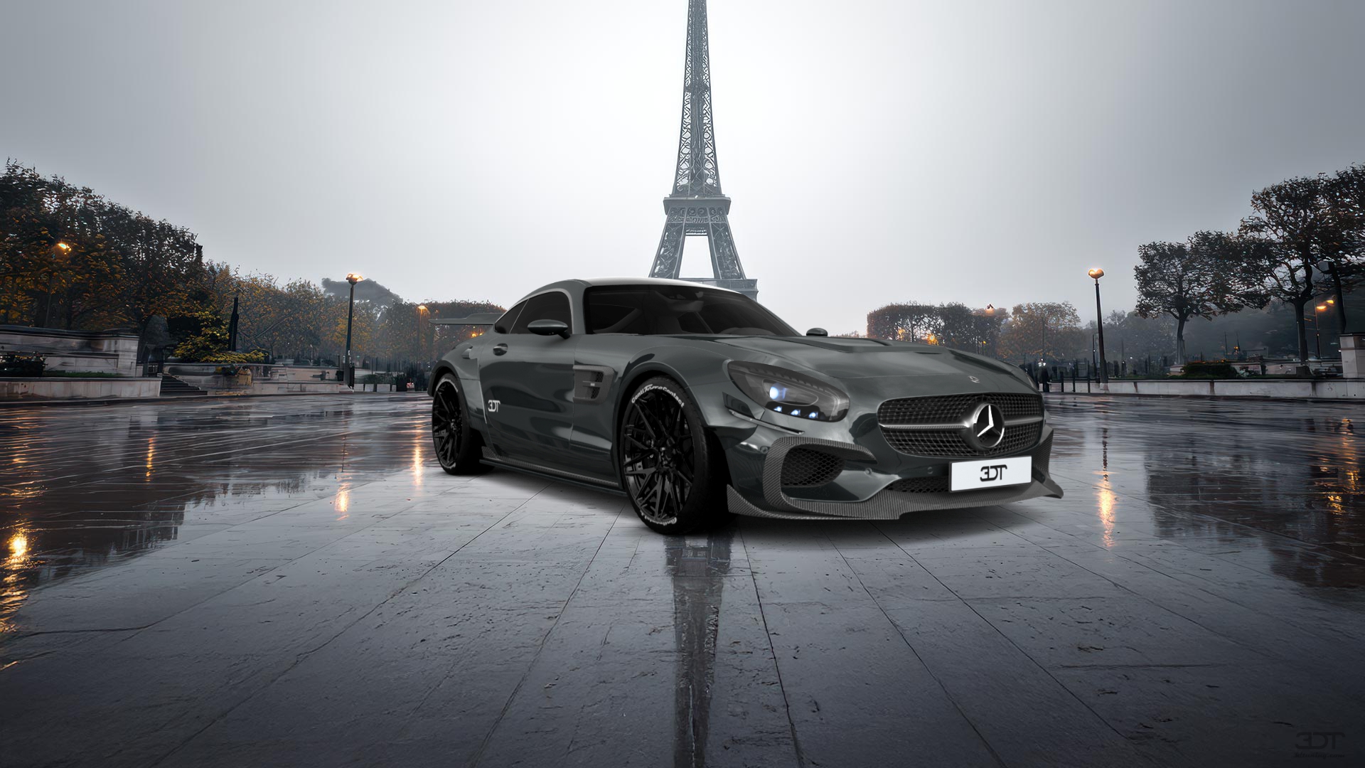 Mercedes AMG GT 2 door fastback coupe 2015 tuning