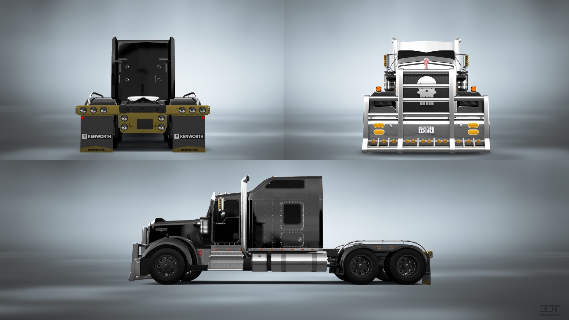Kenworth W900 Sleeper Cab Truck 2015 tuning