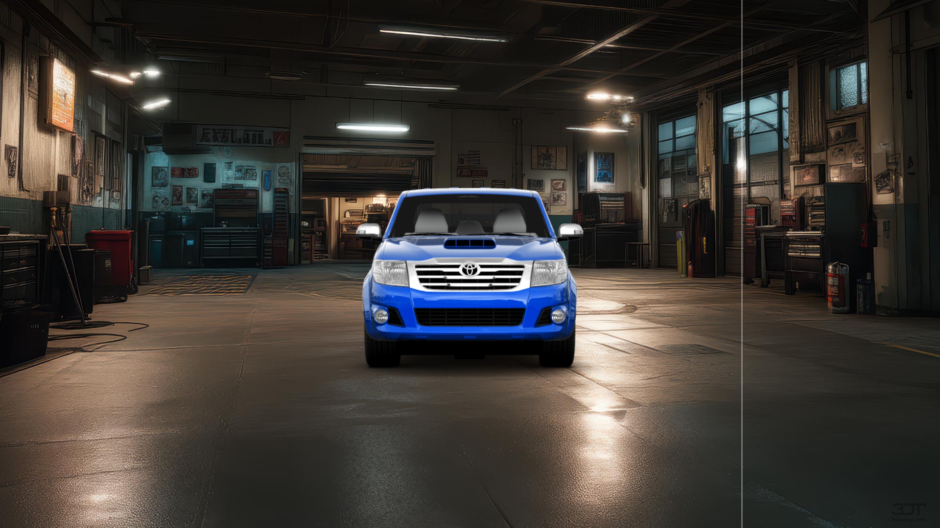 Toyota Hilux 4 Door pickup truck 2012 tuning