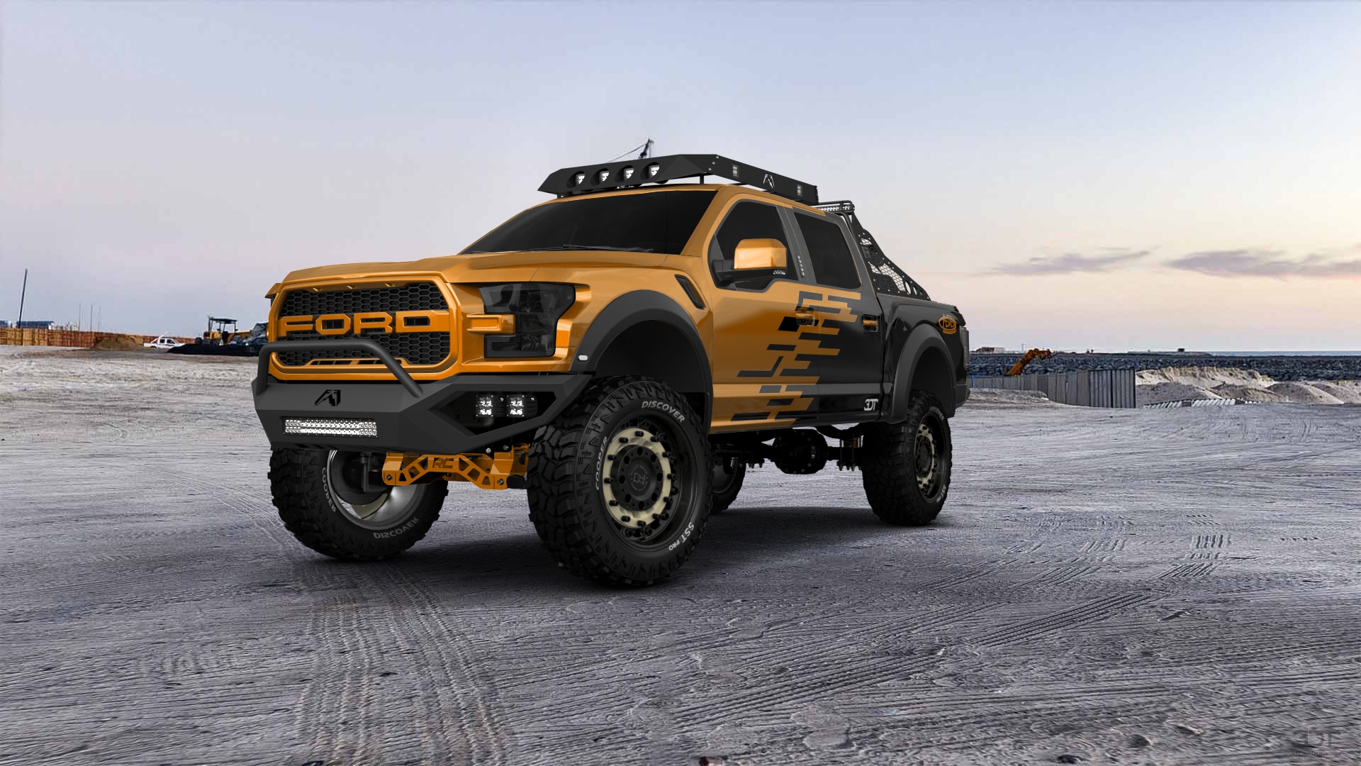Ford F-150 Raptor 4 Door pickup truck 2017