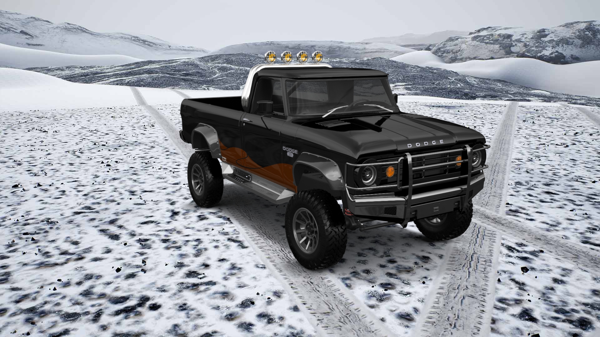 Dodge Power Wagon W200 2 Door pickup truck 1966
