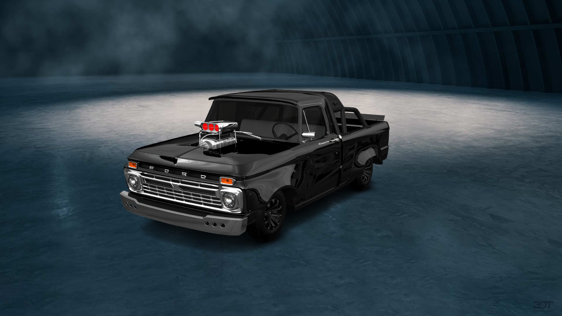 Ford F-100 Custom Cab Challenge 2 Door pickup truck 3966