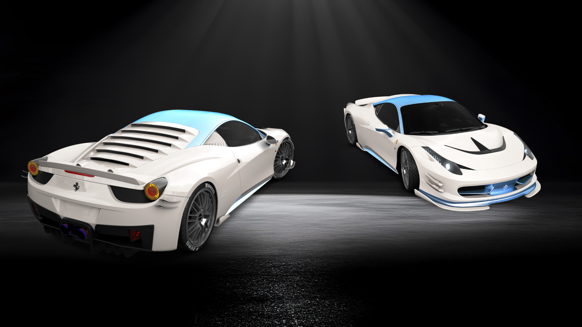 Ferrari 458 Italia 2 door spider 2010 tuning