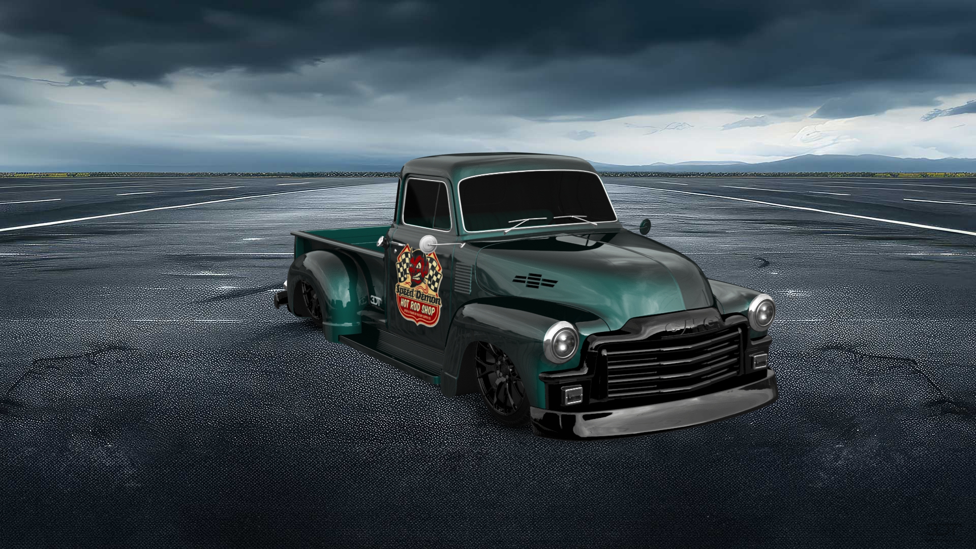 GMC 100 Stepside 2 Door pickup truck 1954