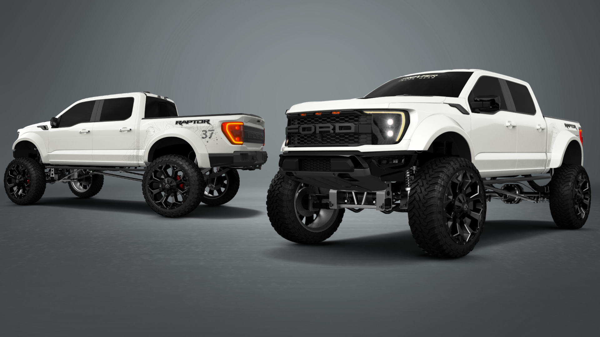 Ford F-150 Raptor 4 Door pickup truck 2021