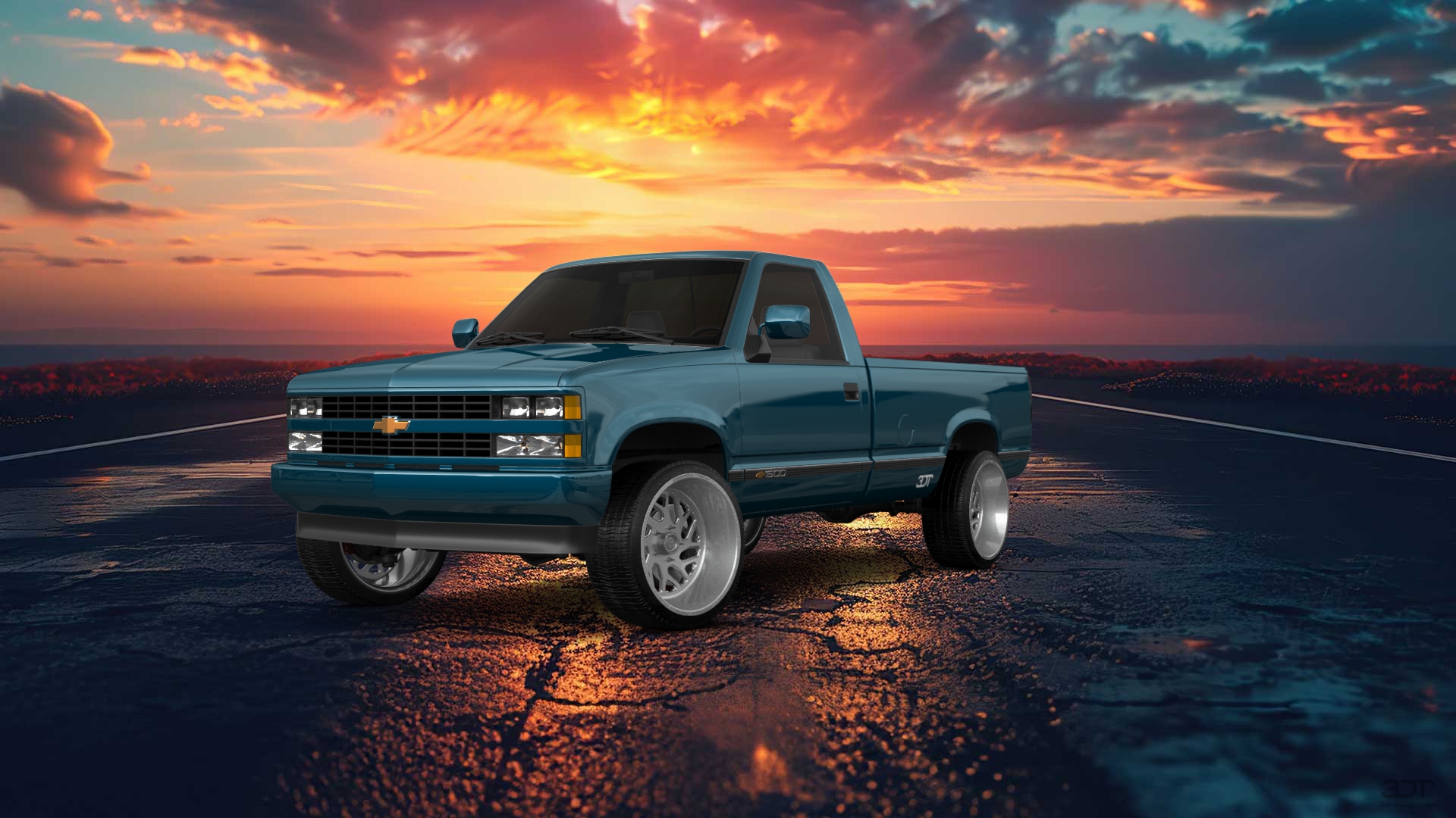 Chevrolet K1500 Regular Cab Fleetside Pickup 1988