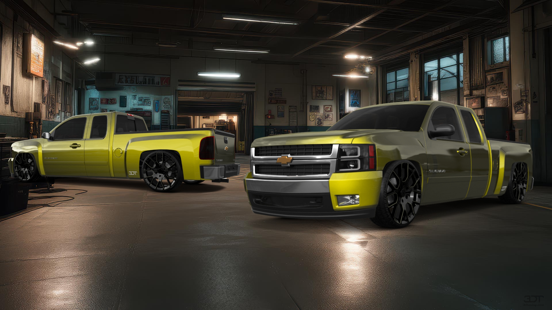 Chevrolet Silverado 1500 6.6 ft box Pickup Truck 2008 tuning