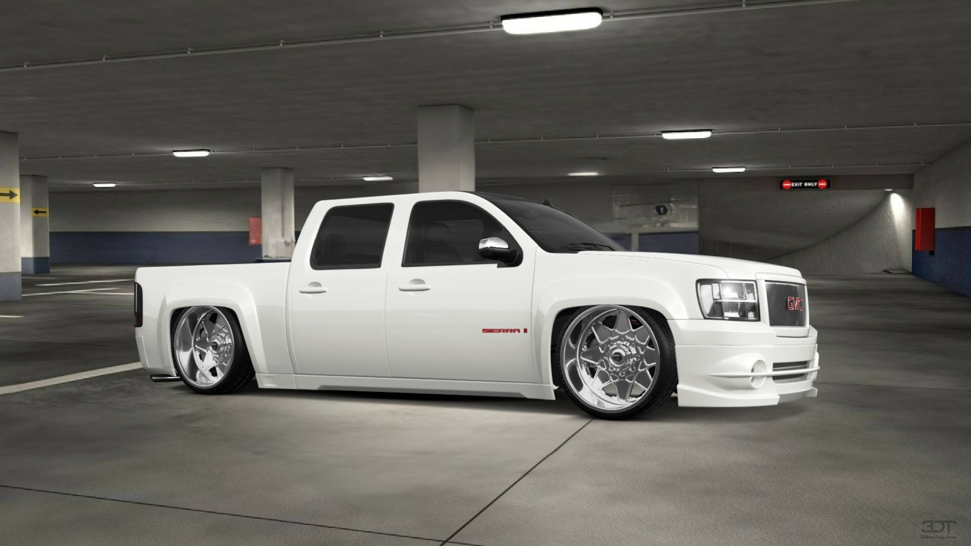 GMC Sierra 1500 Crew Cab 5.8 ft box 4 Door pickup truck 2007