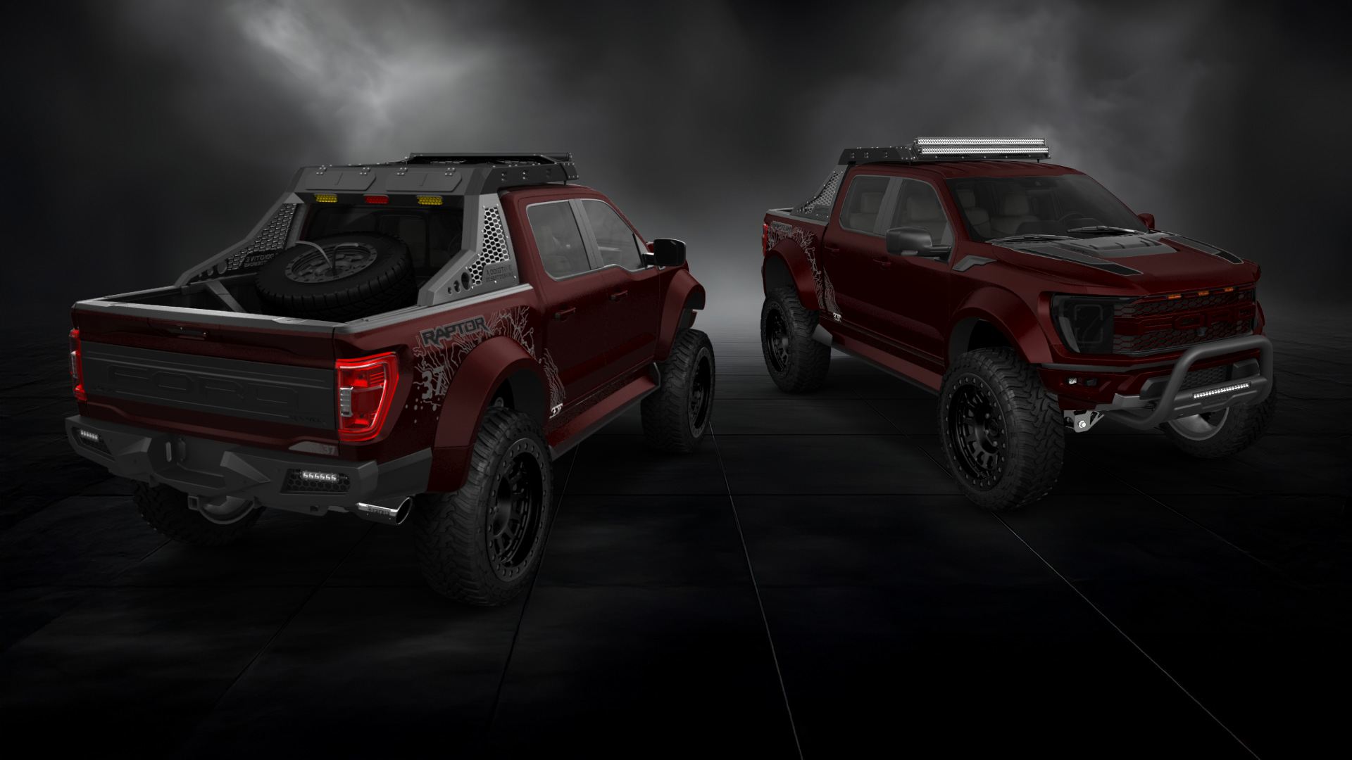 Ford F-150 Raptor 4 Door pickup truck 2021