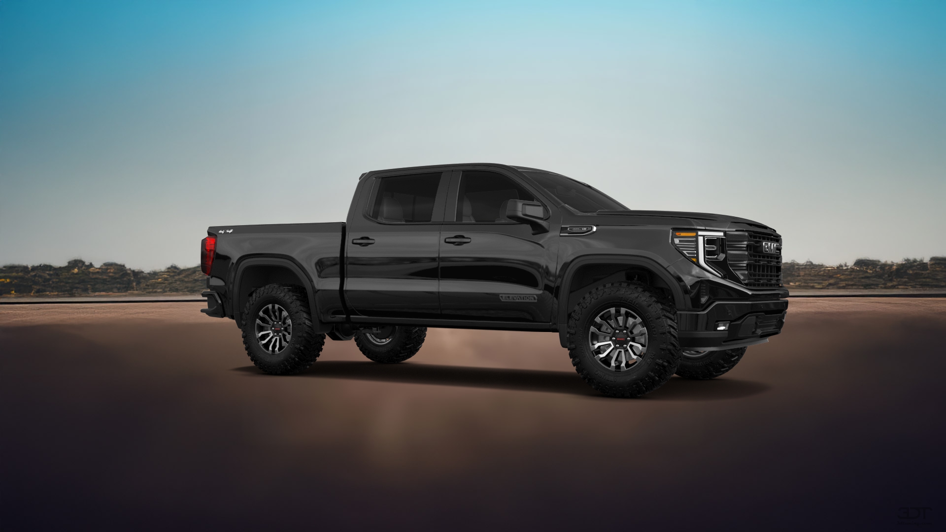 GMC Sierra 1500 Crew Cab 5.8 ft box 4 Door pickup truck 2023 tuning