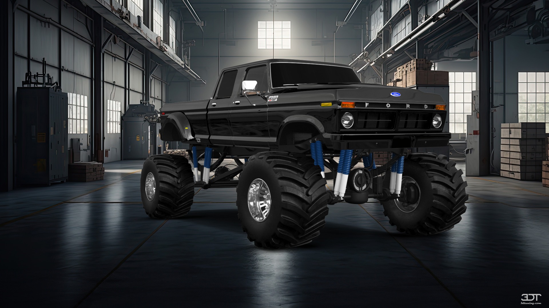 Ford F-350 Dually 4 Door pickup truck 1973