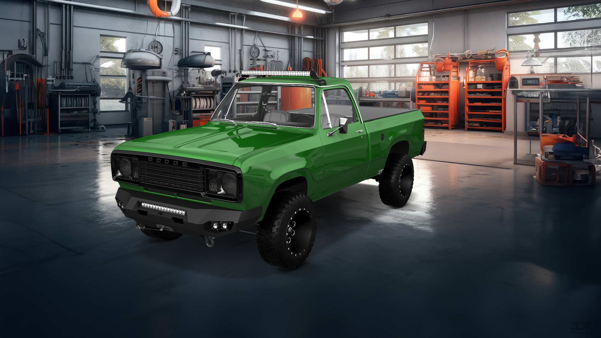 Dodge Power Wagon W200 2 Door pickup truck 1977