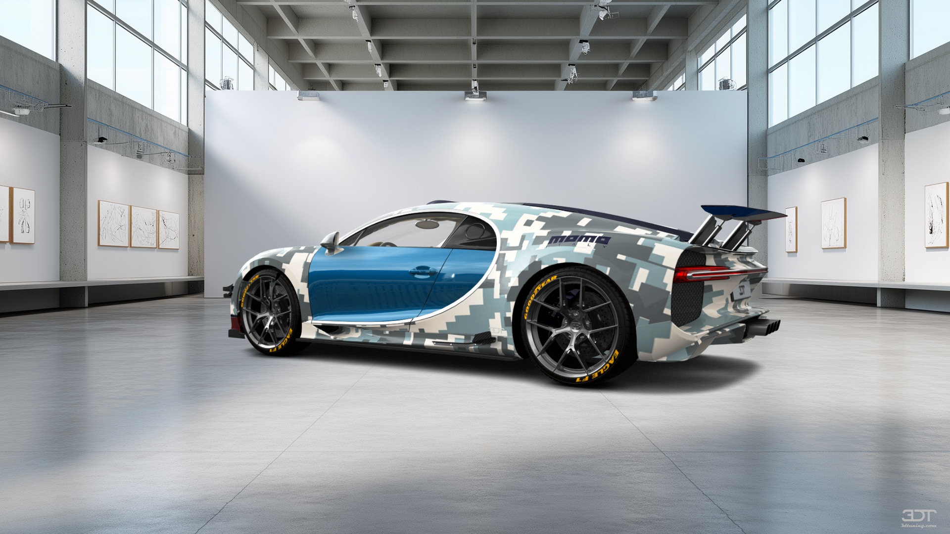 Bugatti Chiron 2 Door Coupe 2016 tuning