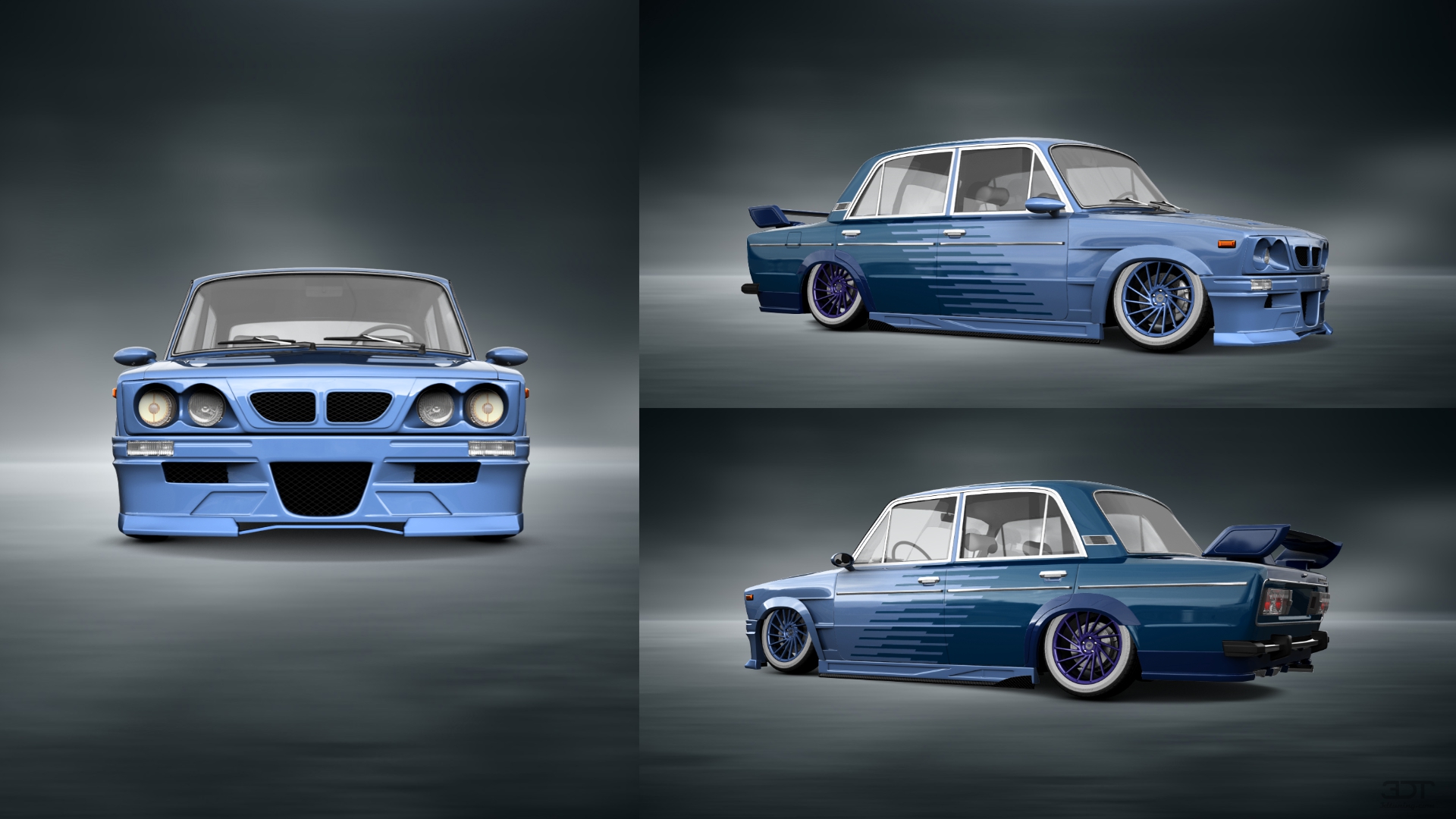 Lada 2106 1976 — featuring Tops, Trunk Lid, Headlights by Den