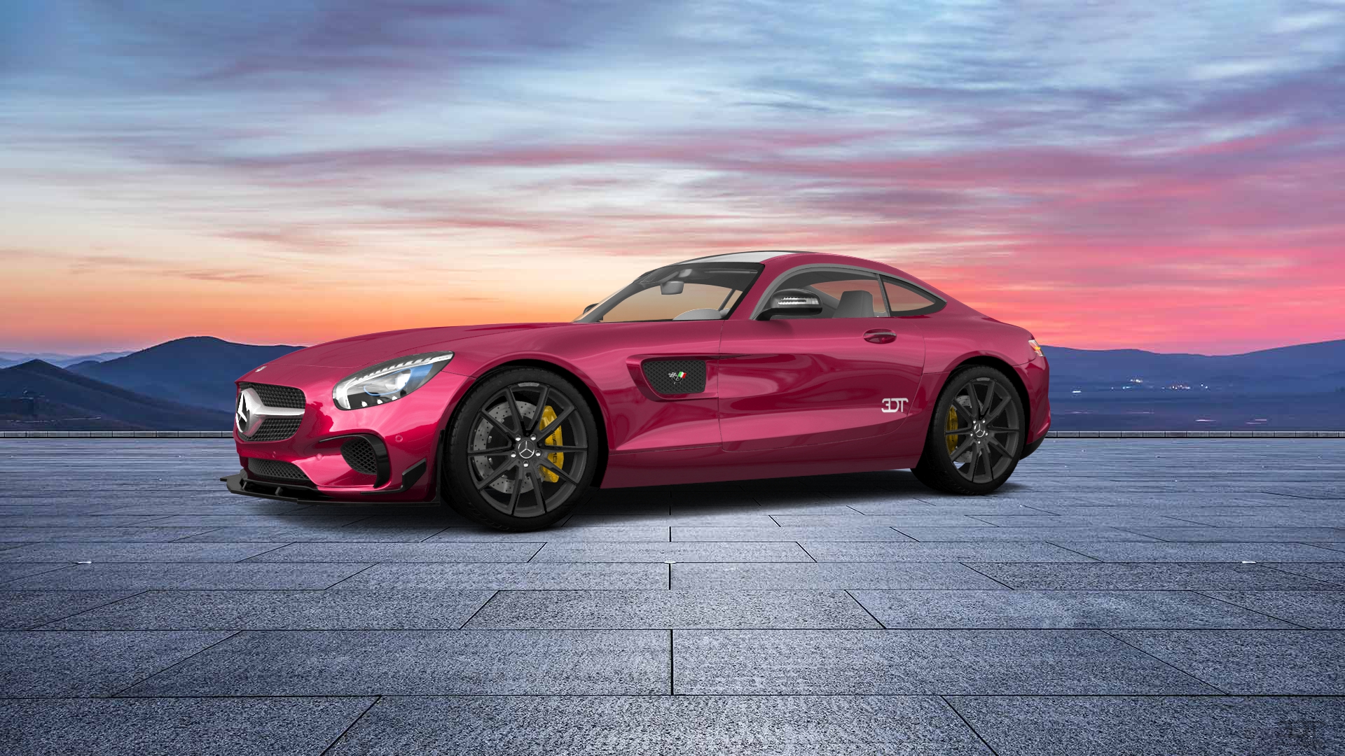 Mercedes AMG GT 2 door fastback coupe 2015 tuning