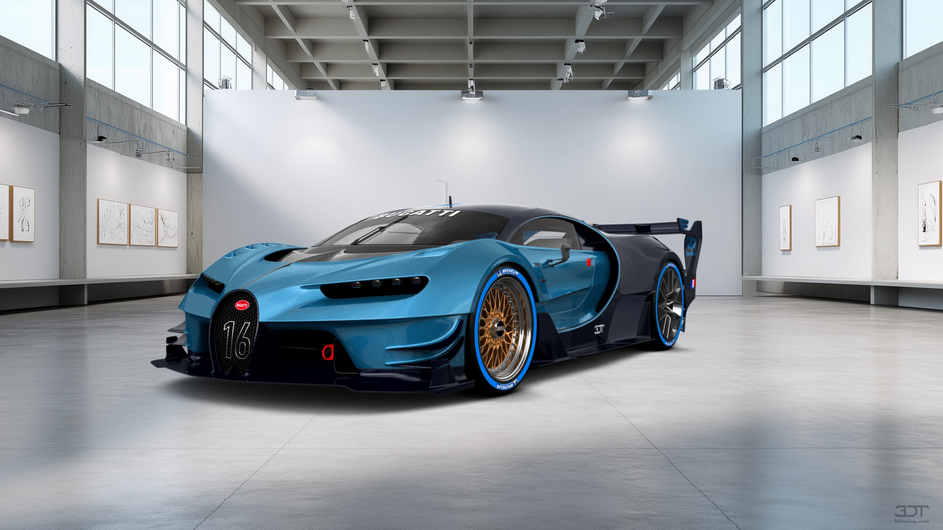 Bugatti Vision GT Supercar 2015 tuning