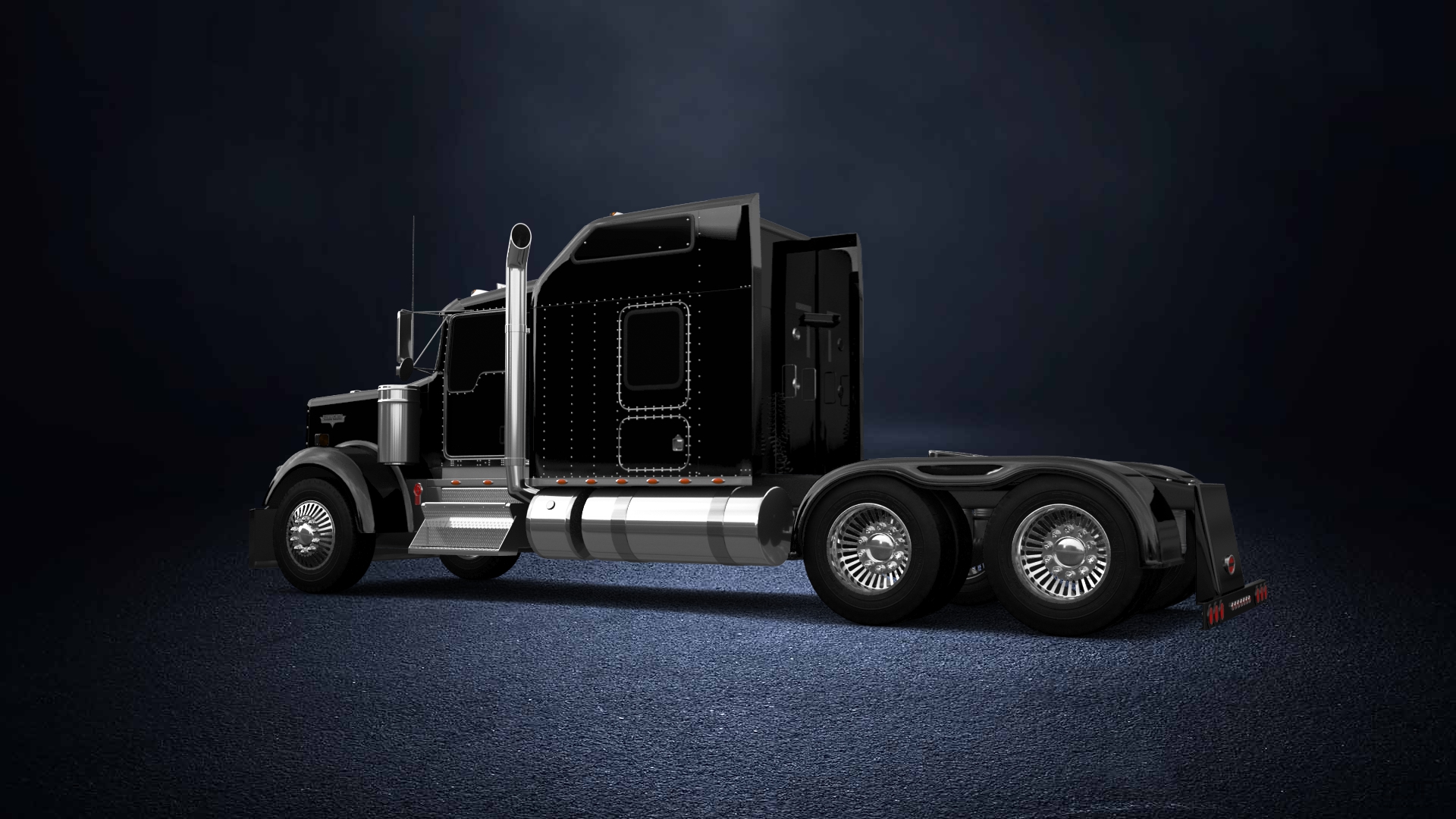 Kenworth W900 Sleeper Cab Truck 2015