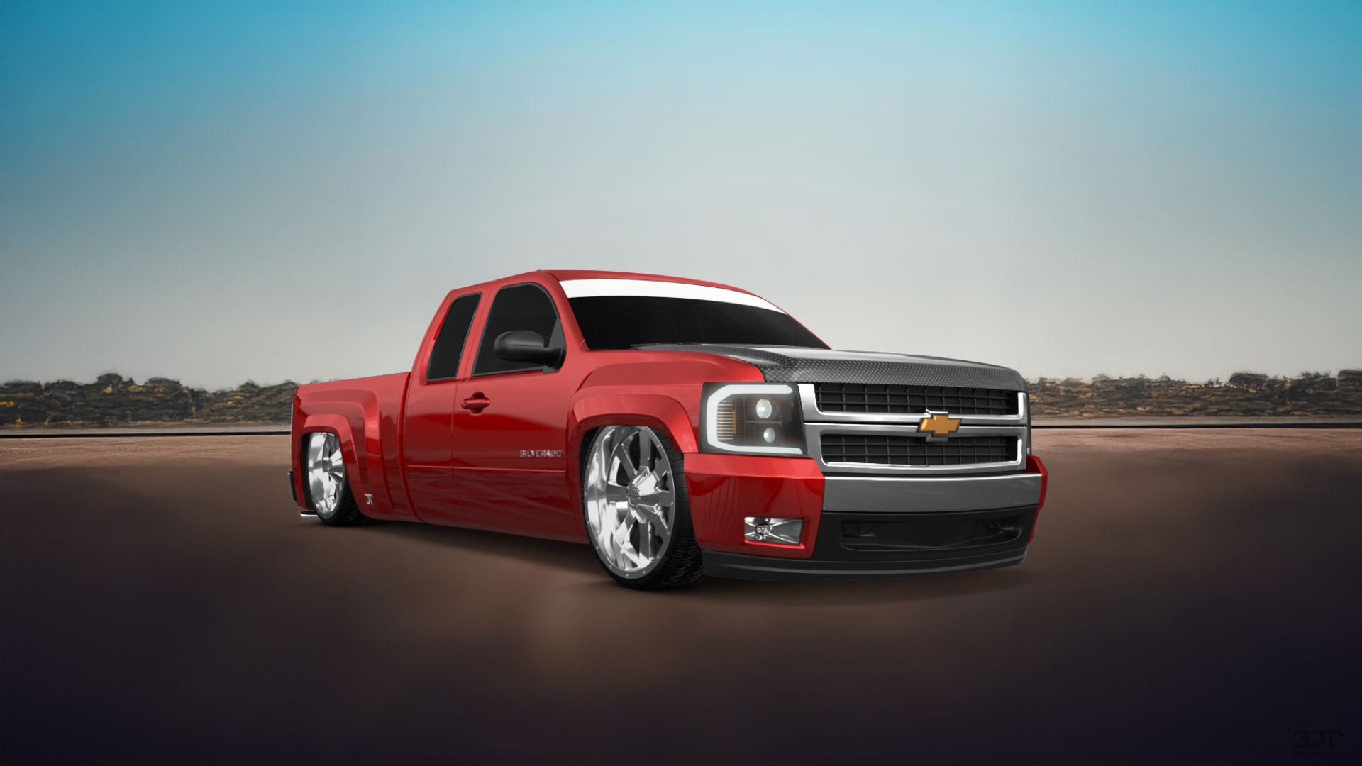 Chevrolet Silverado 1500 6.6 ft box Pickup Truck 2008 tuning