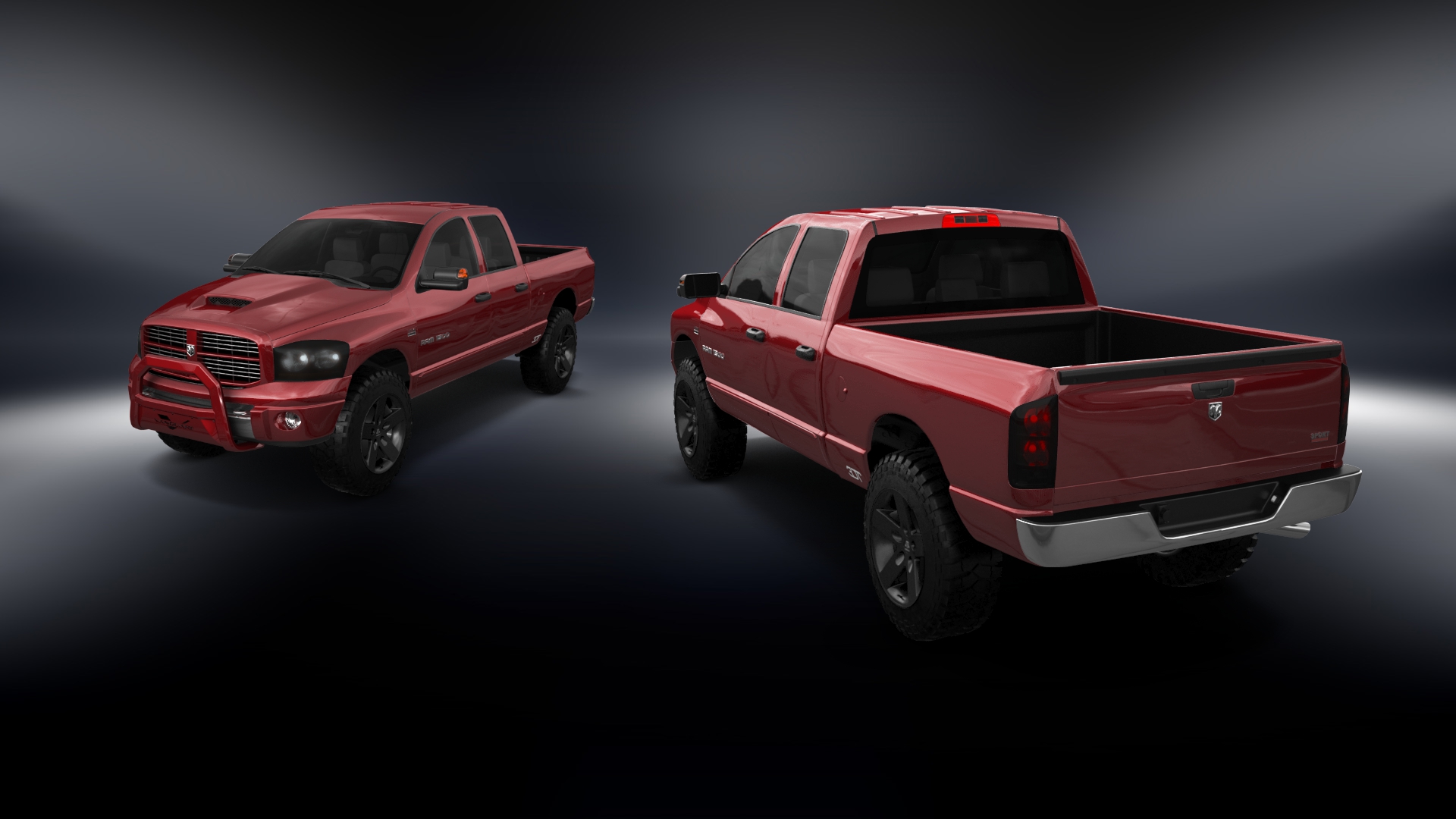 Dodge Ram 1500 Quad-Cab 4 Door pickup truck 2006 tuning