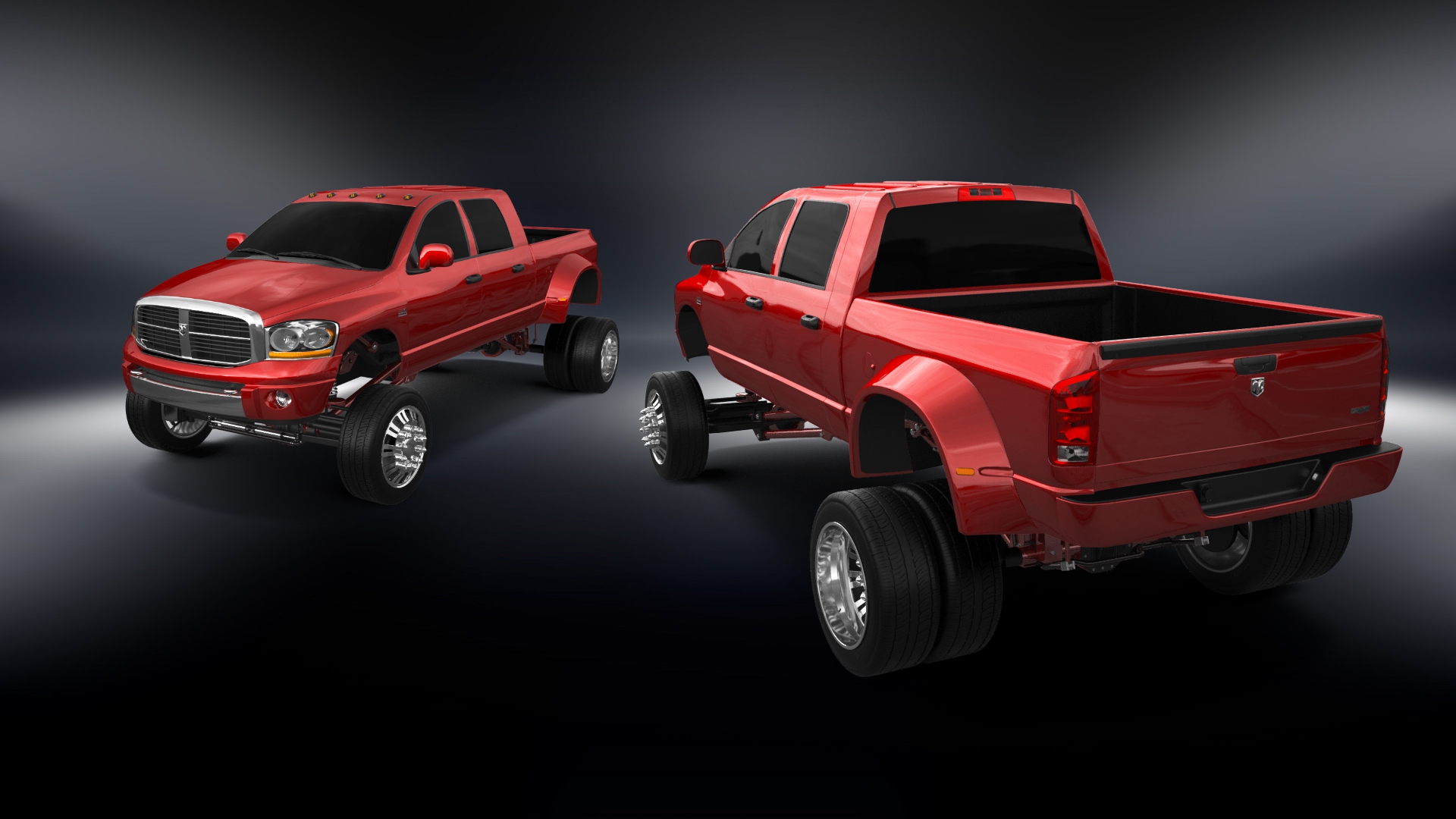 Dodge Ram 3500 Dually 4 Door pickup truck 2007 tuning