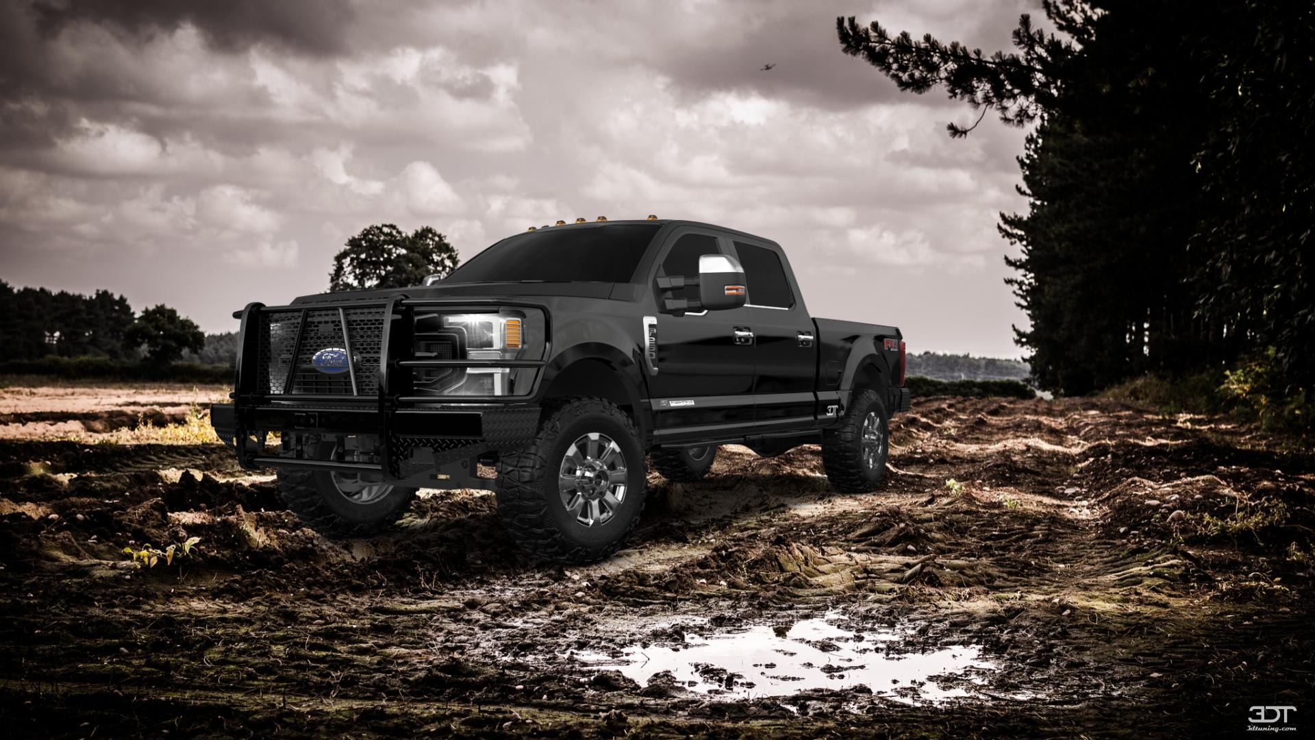 Ford F-250 4 Door pickup truck 2021 tuning