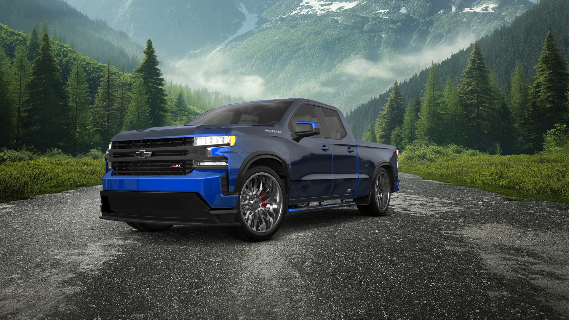 Chevrolet Silverado 1500 6.6 ft box 4 Door pickup truck 2021
