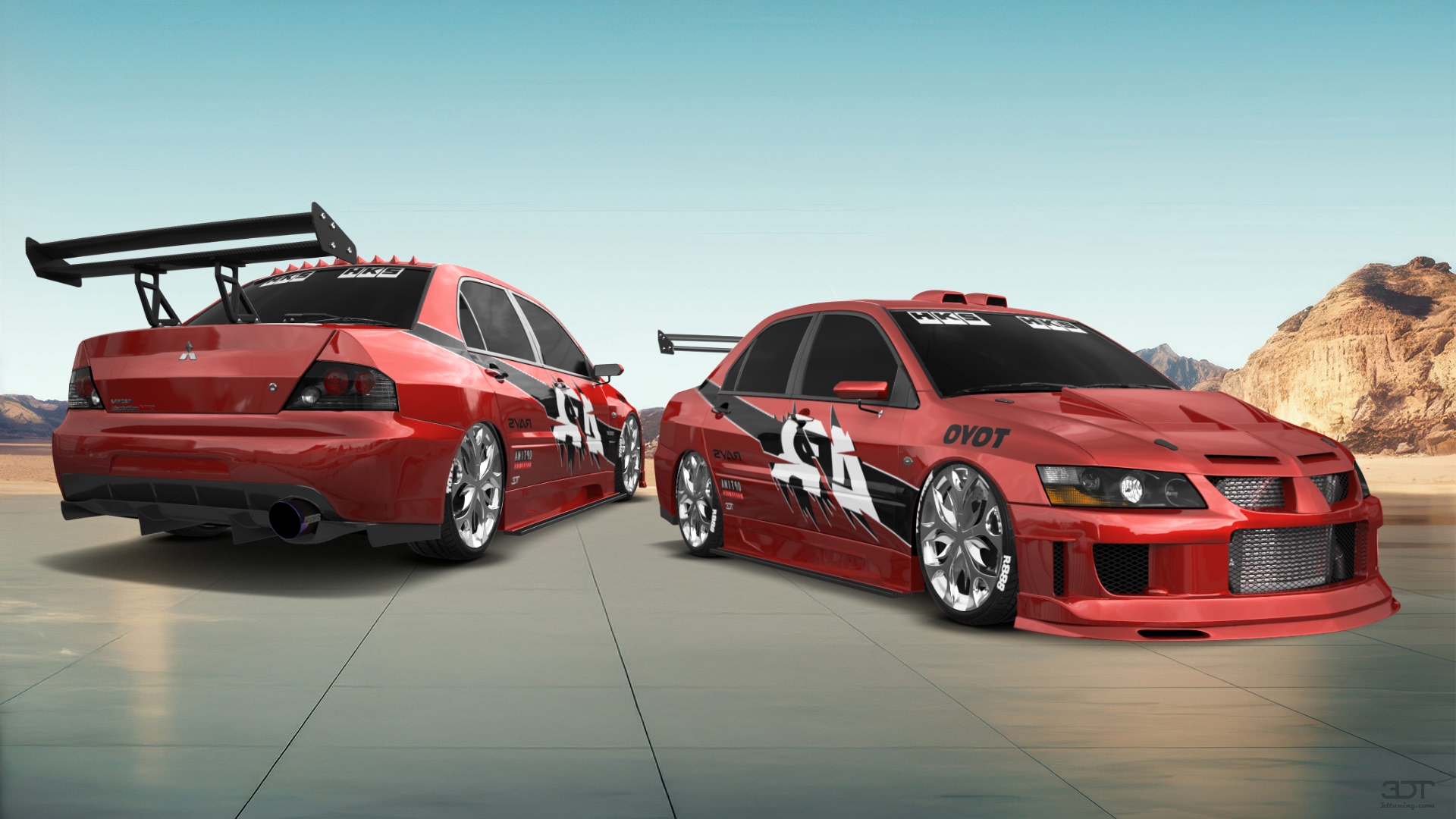 Mitsubishi Lancer Evo IX 4 Door Saloon 2005 tuning