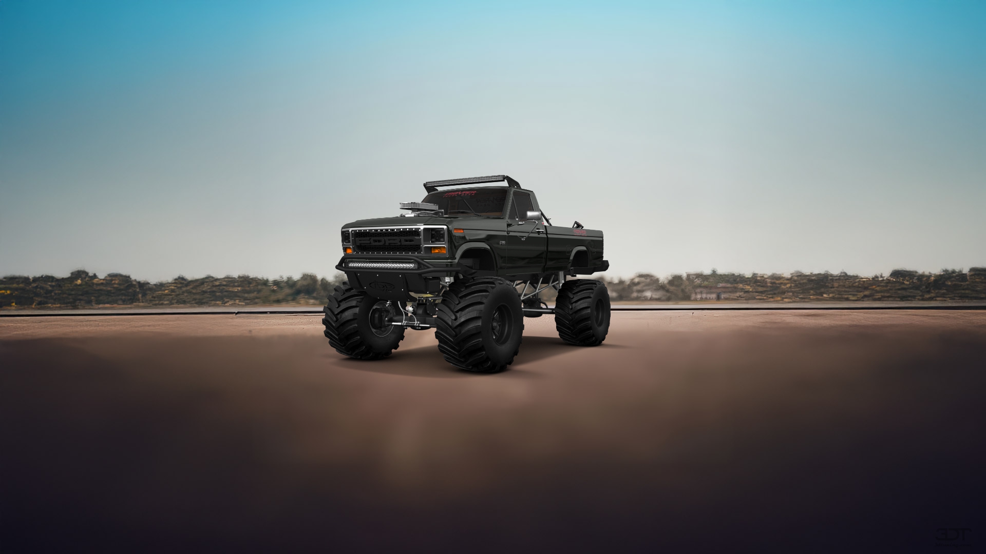 Ford F-150 2 Door pickup truck 1986 tuning