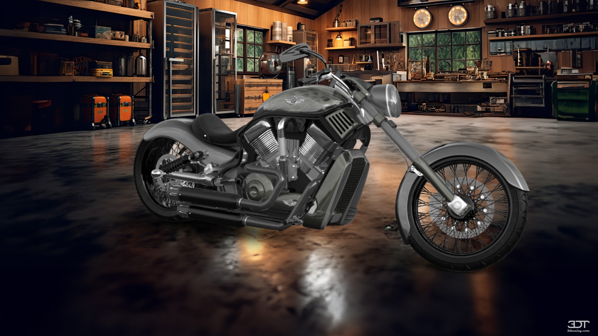 Harley-Davidson Custom Chopper Cruiser 2011 이미지