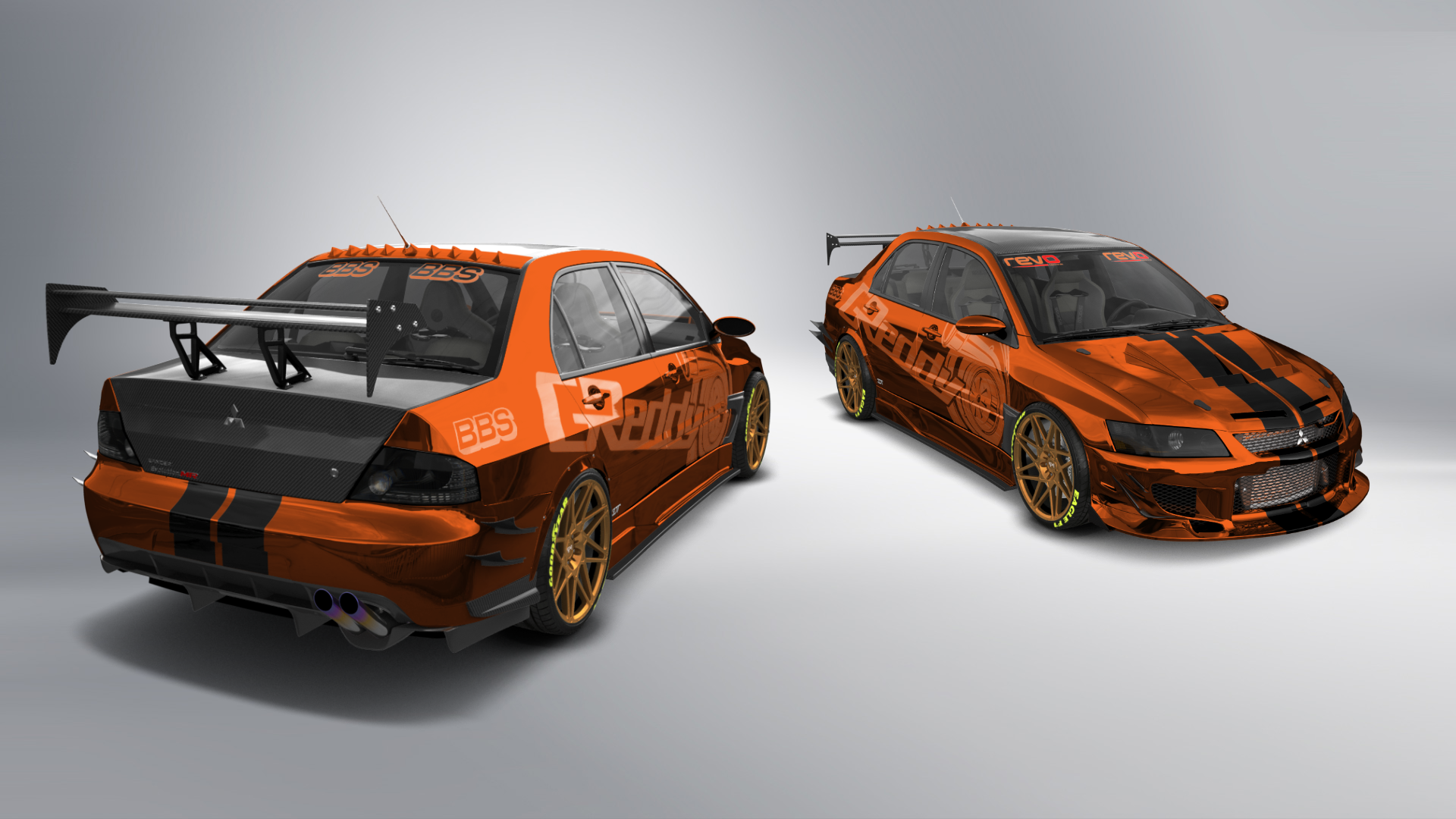 Mitsubishi Lancer Evo IX 4 Door Saloon 2005 tuning