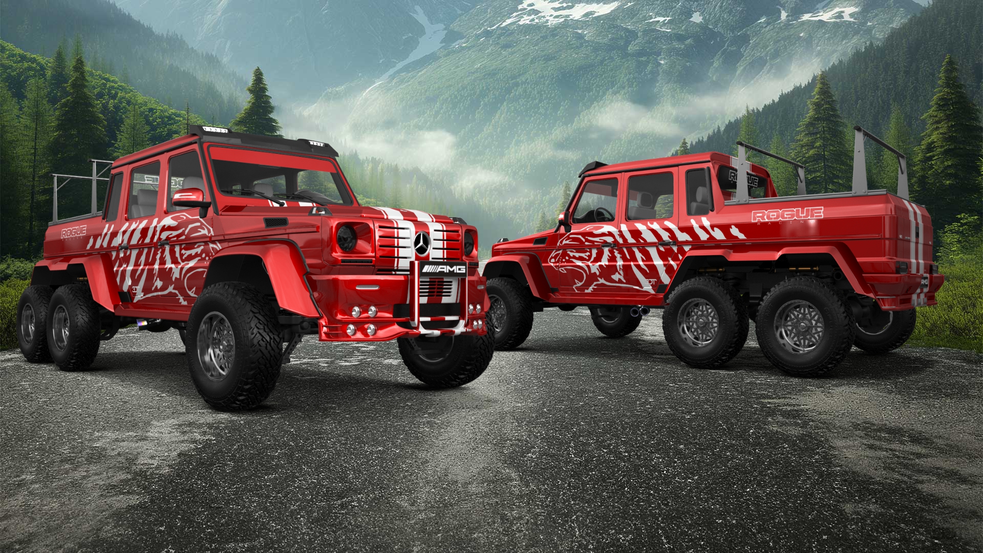 Mercedes G 63 AMG 6x6 4 Door pickup truck 2013