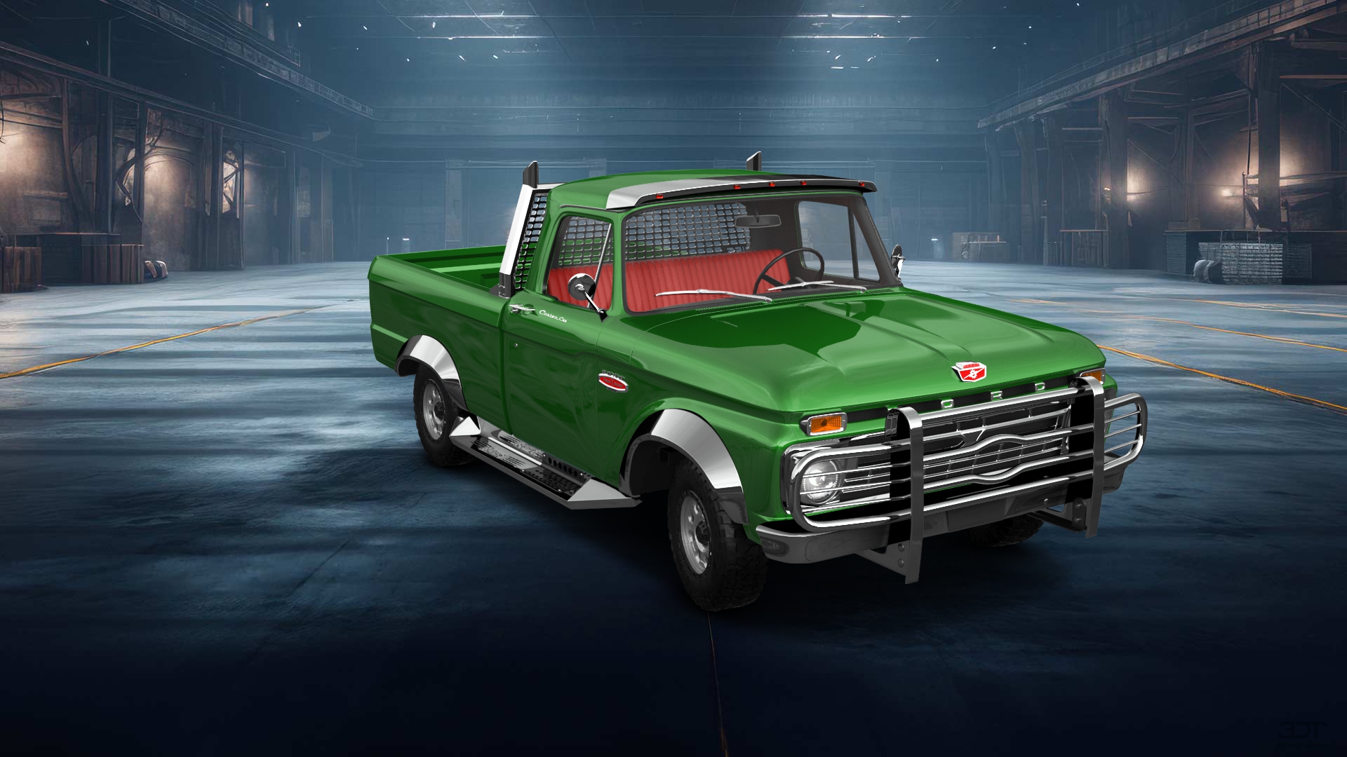 Ford F-100 Custom Cab 2 Door pickup truck 1966